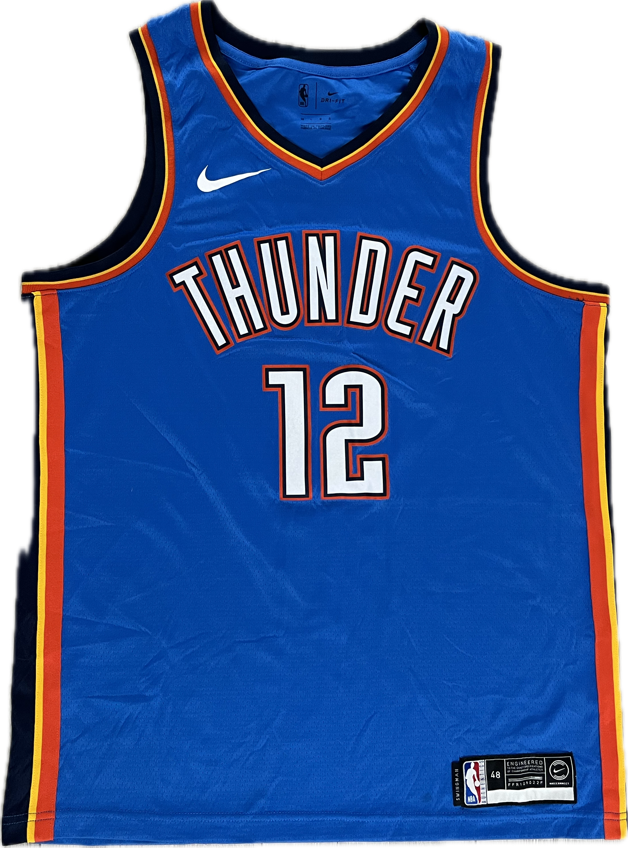 Oklahoma City Thunder 2019/2020 Away Adams (L)