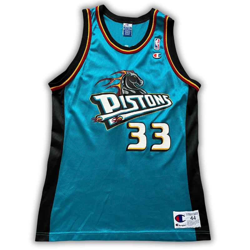 Detroit Pistons 1996/2000 Away Hill (L)