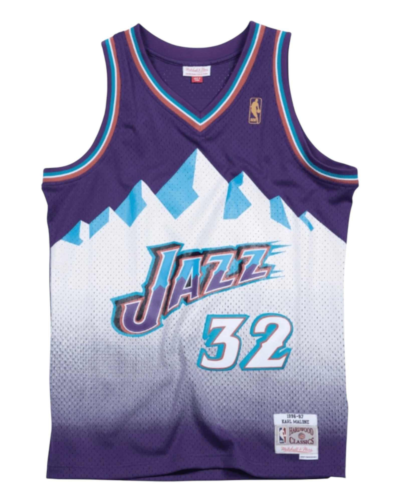 Utah Jazz 1996/1997 Away Malone (S) HWC