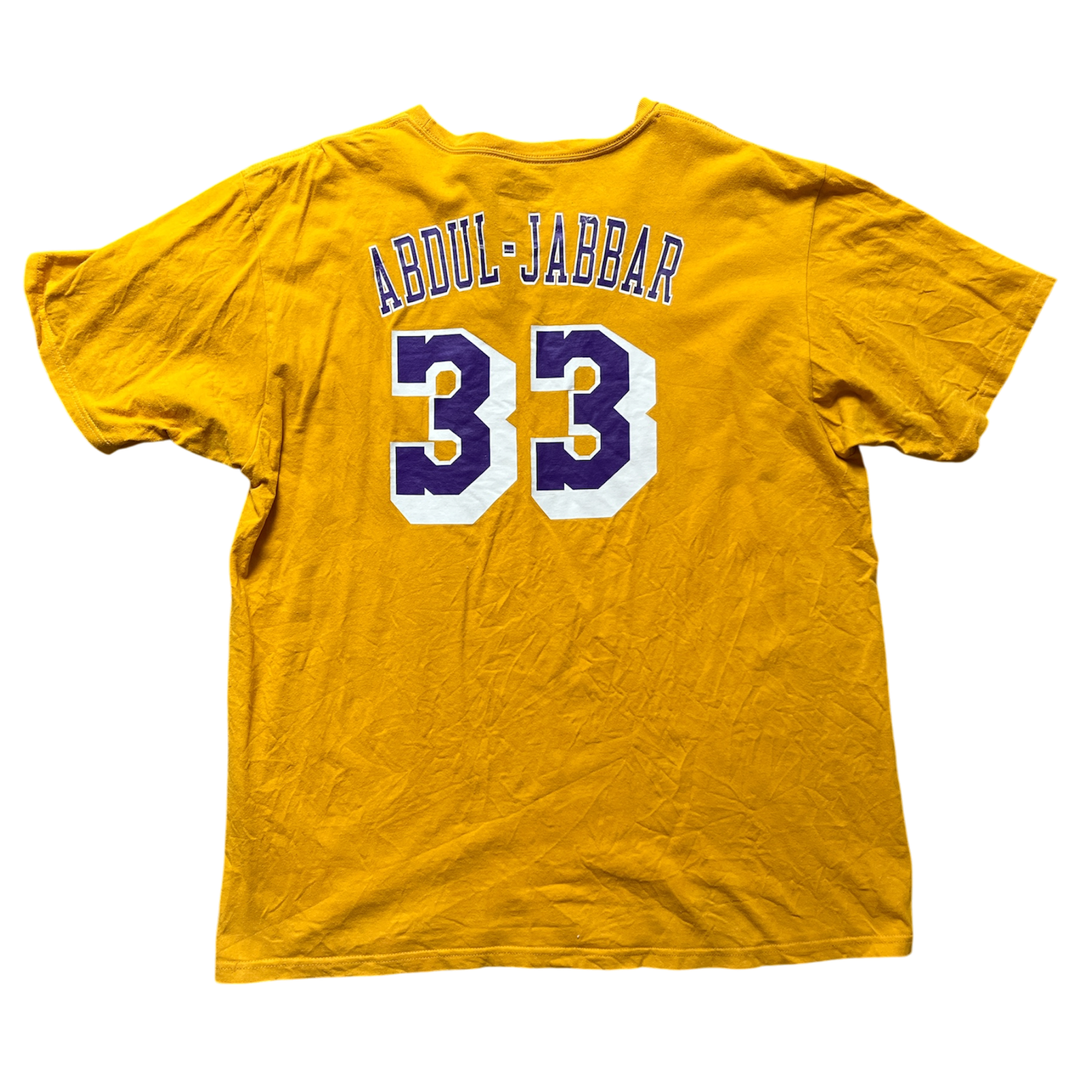Los Angeles Lakers 1975/1989 Tee Shirt Abdul Jabbar (XL) HWC