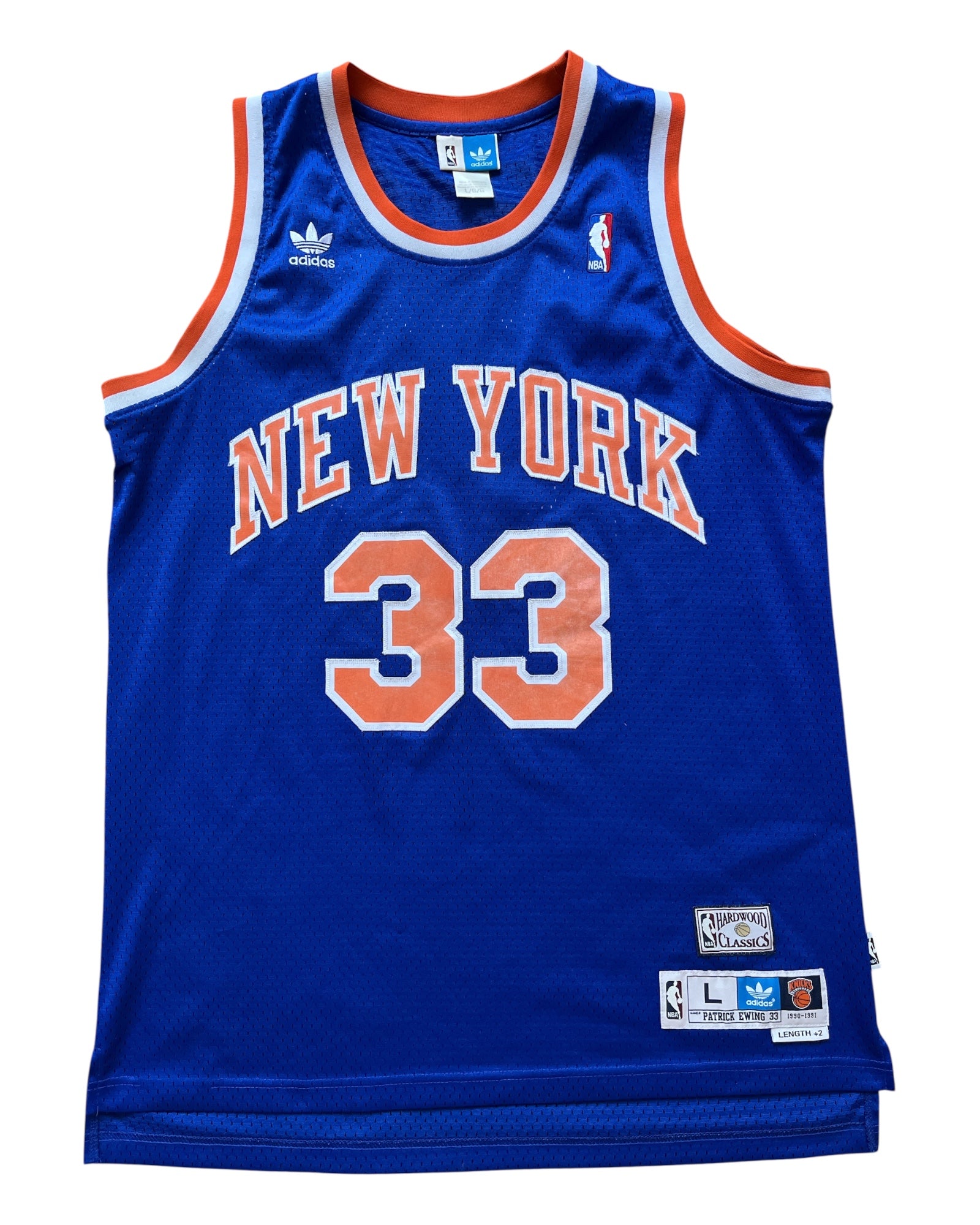 New York Knicks 1990/1991 Away Ewing (L) HWC