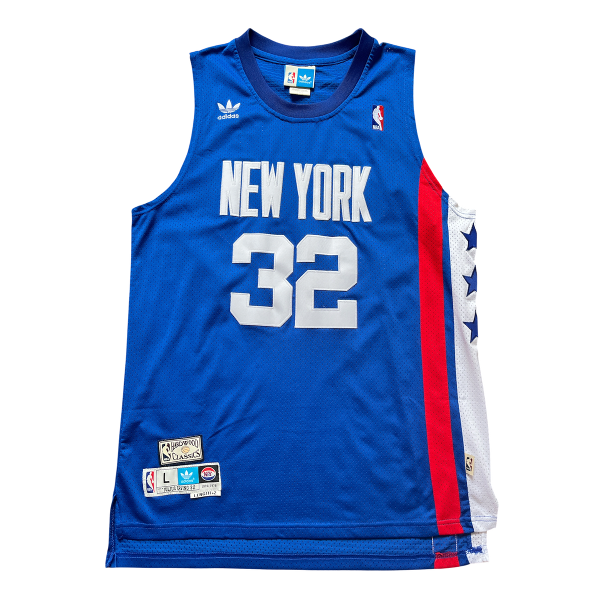 New York Nets 1974/1976 Away Erving (L) HWC