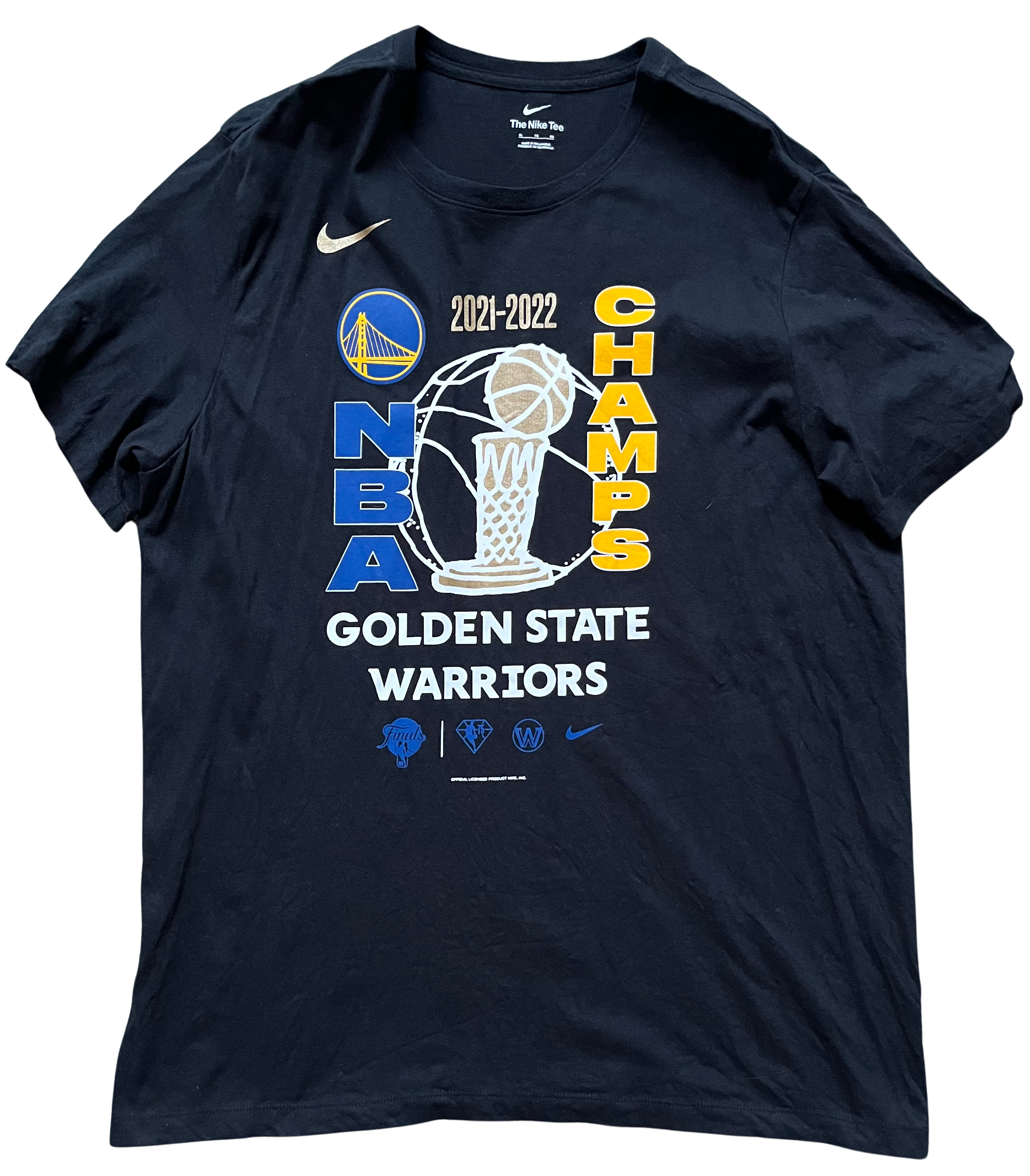 Golden State Warriors 2022 Tee Shirt NBA Champions (XL)