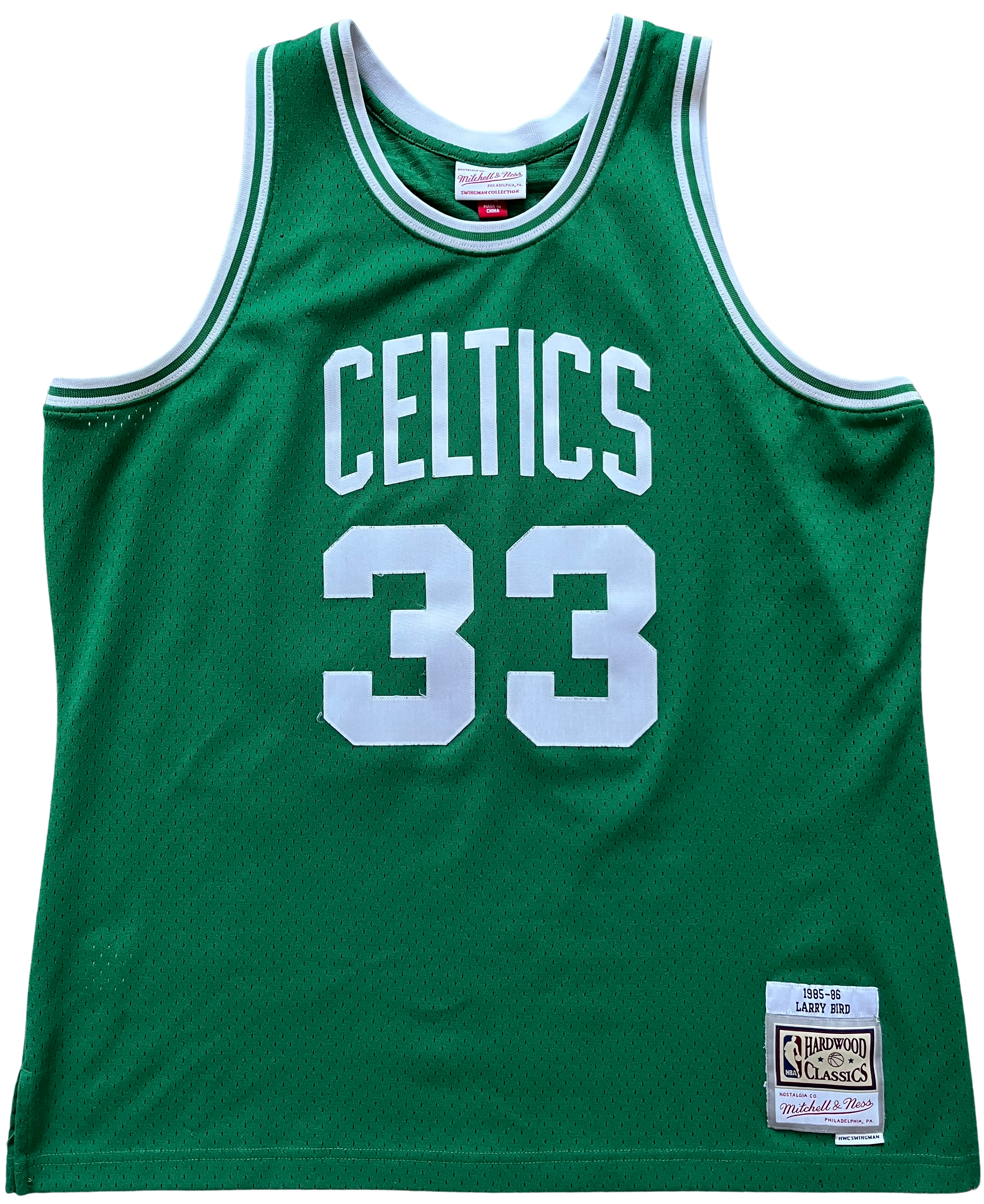 Boston Celtics 1985/1986 Away Bird (XL) HWC