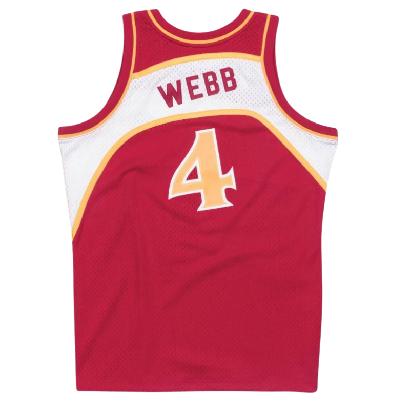Atlanta Hawks 1986/1987 Away Webb (S) HWC
