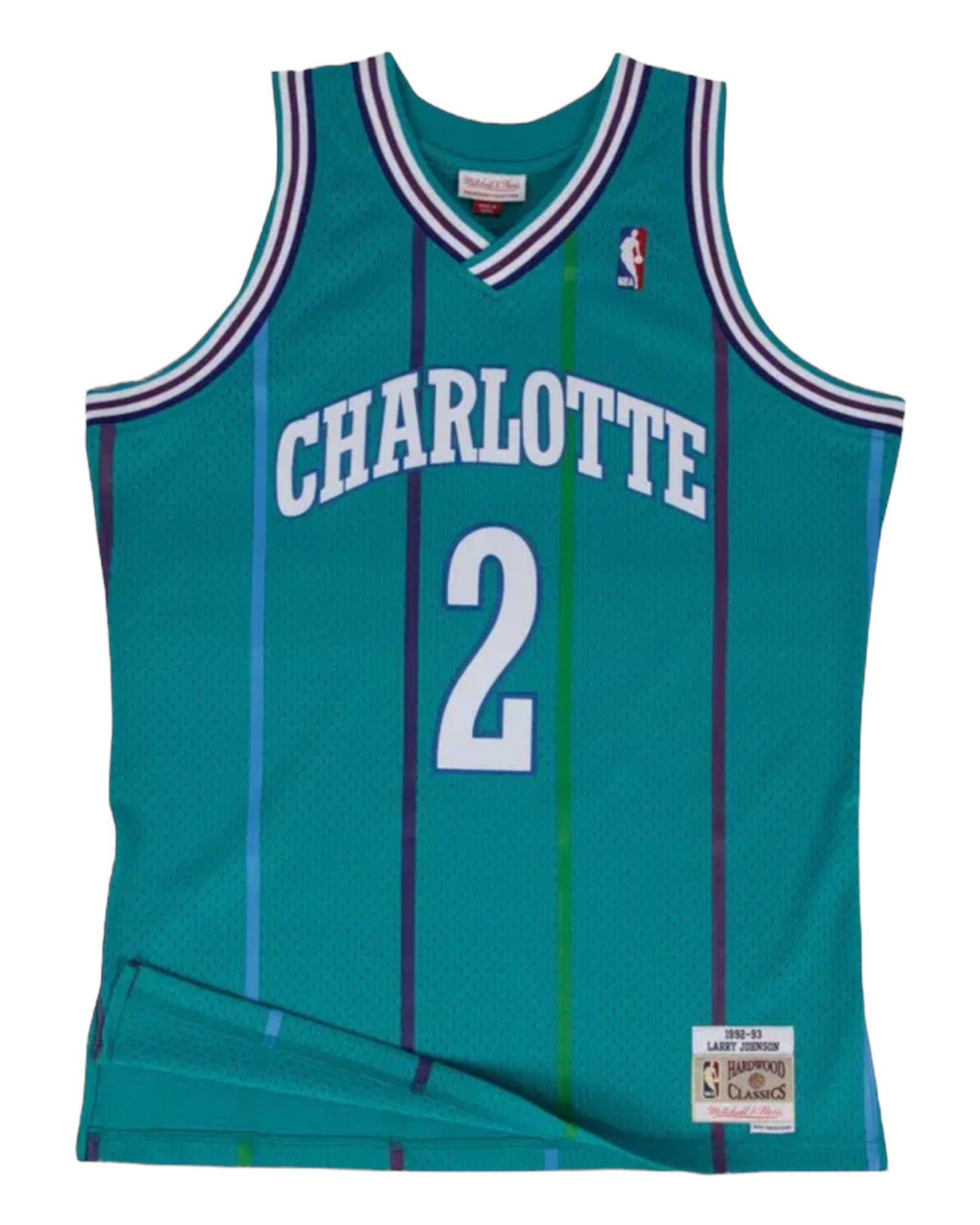 Charlotte Hornets 1992/1993 Away Johnson (S) HWC