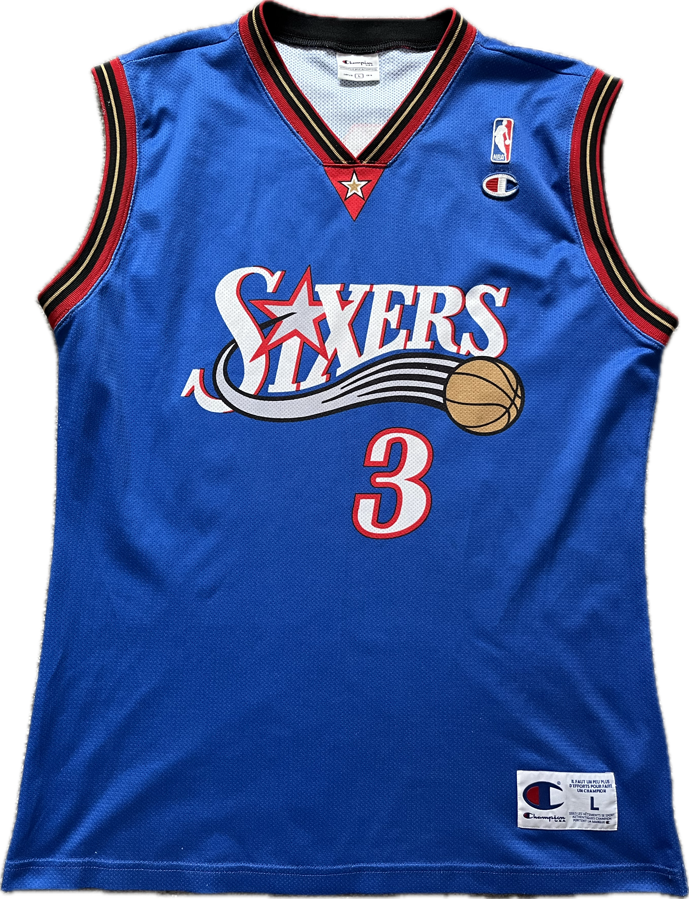 Philadelphia Sixers 2000/2006 Away Iverson (L)