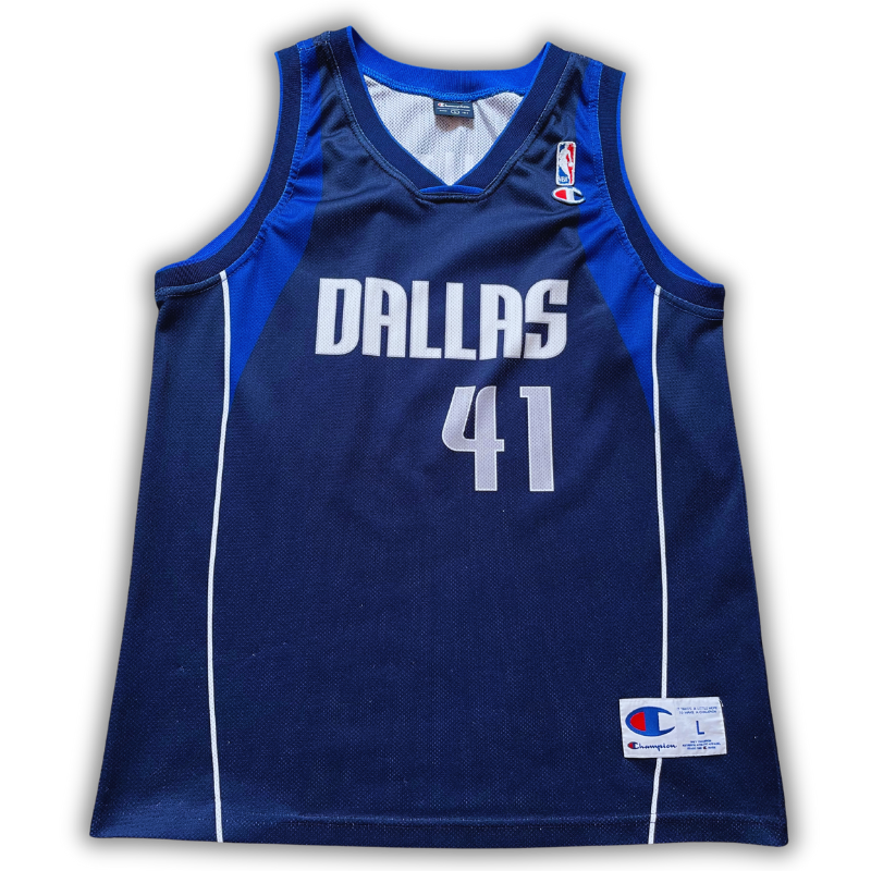 Dallas Mavericks 2001/2010 Away Nowitzki (L)
