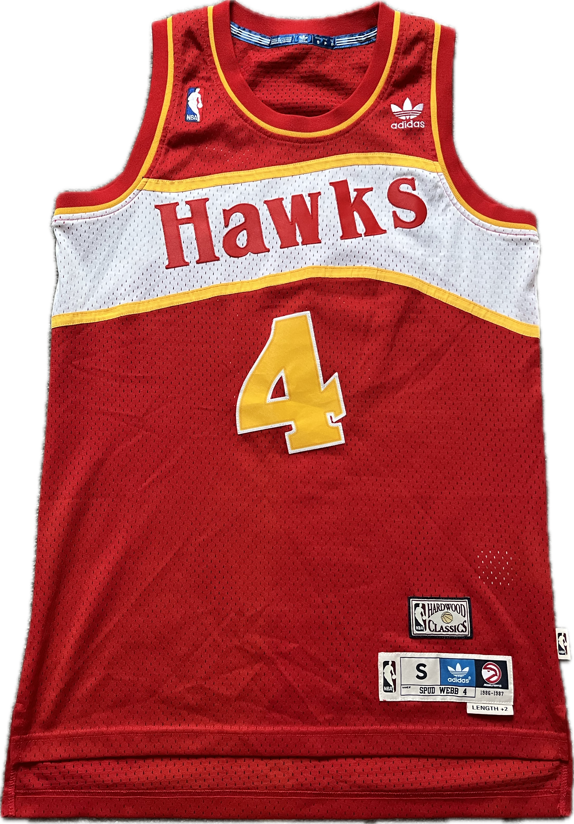 Atlanta Hawks 1986/1987 Away Webb (S) HWC