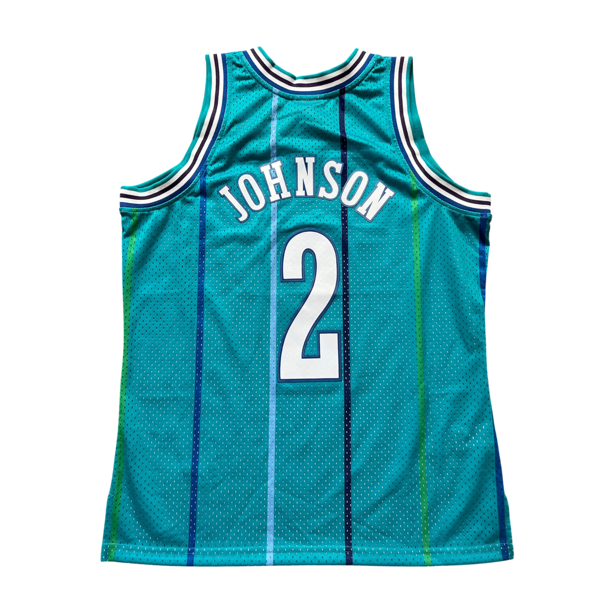 Charlotte Hornets 1992/1993 Away Johnson (L) HWC