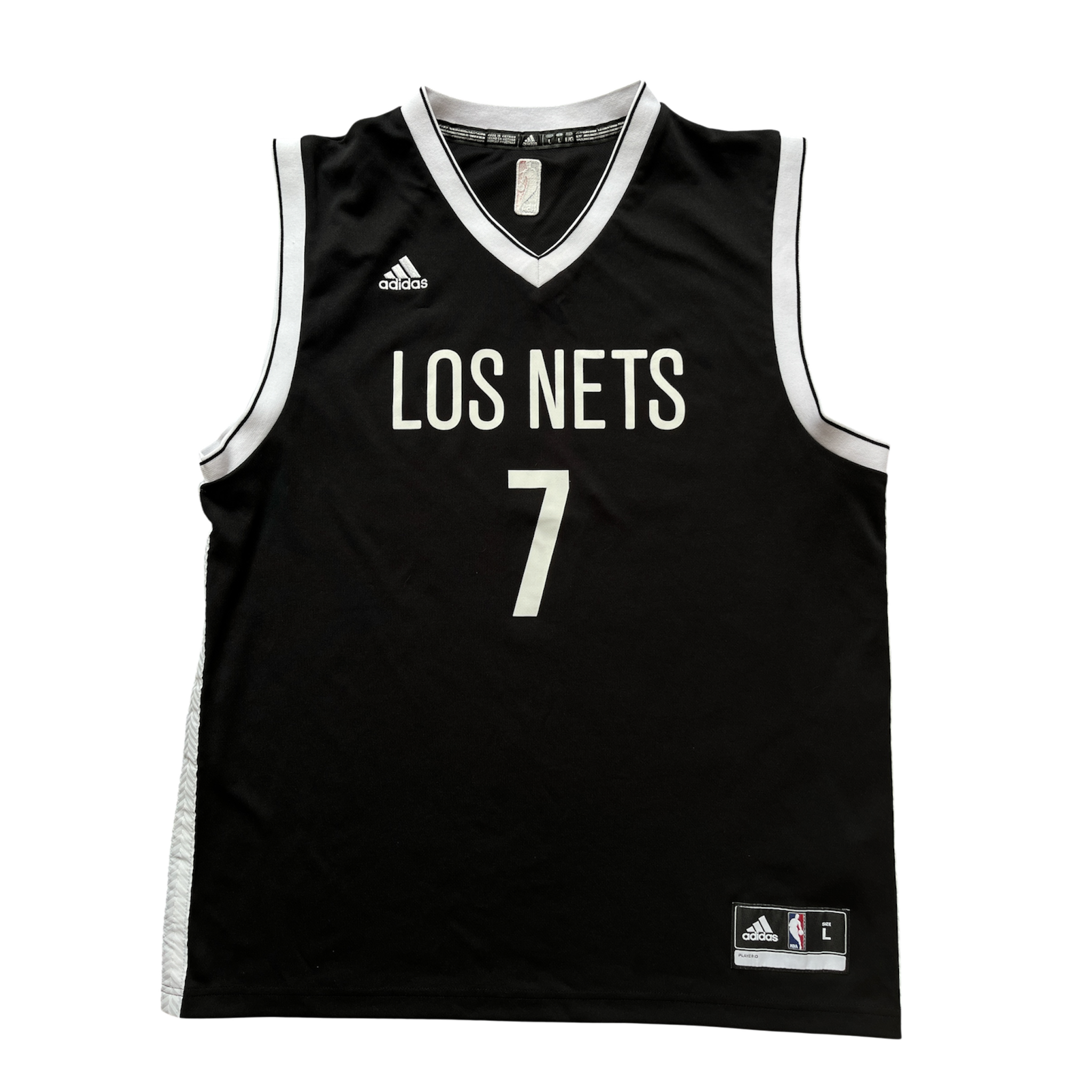 Brooklyn Nets 2016 Noche Latina Johnson (L)