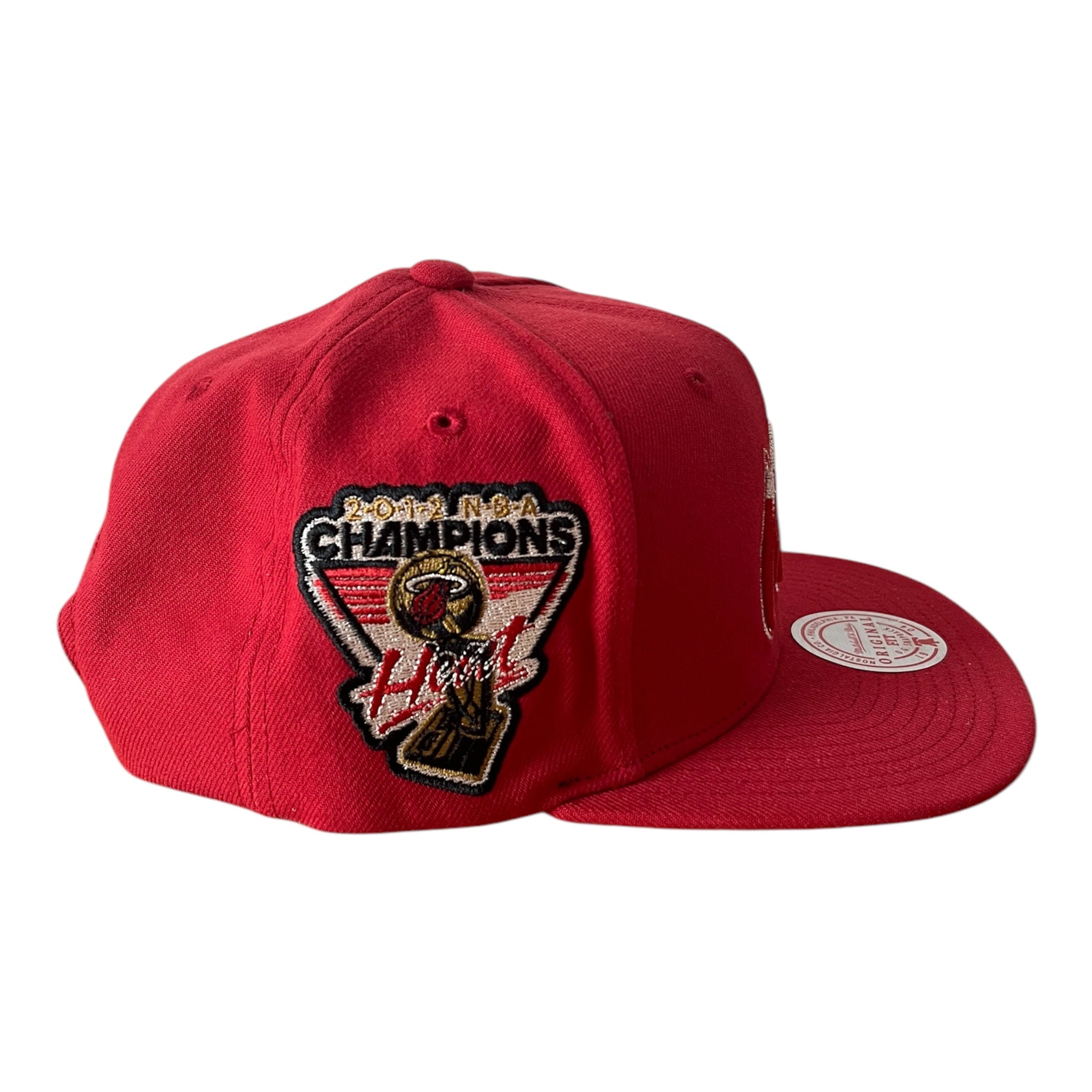 Casquette Miami Heat - HWC 2012 NBA Champions (Mitchell&Ness)