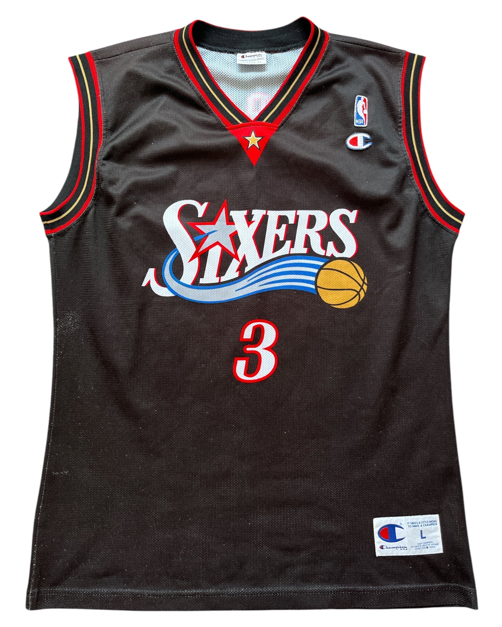Philadelphia Sixers 2000/2006 Away Iverson (L)