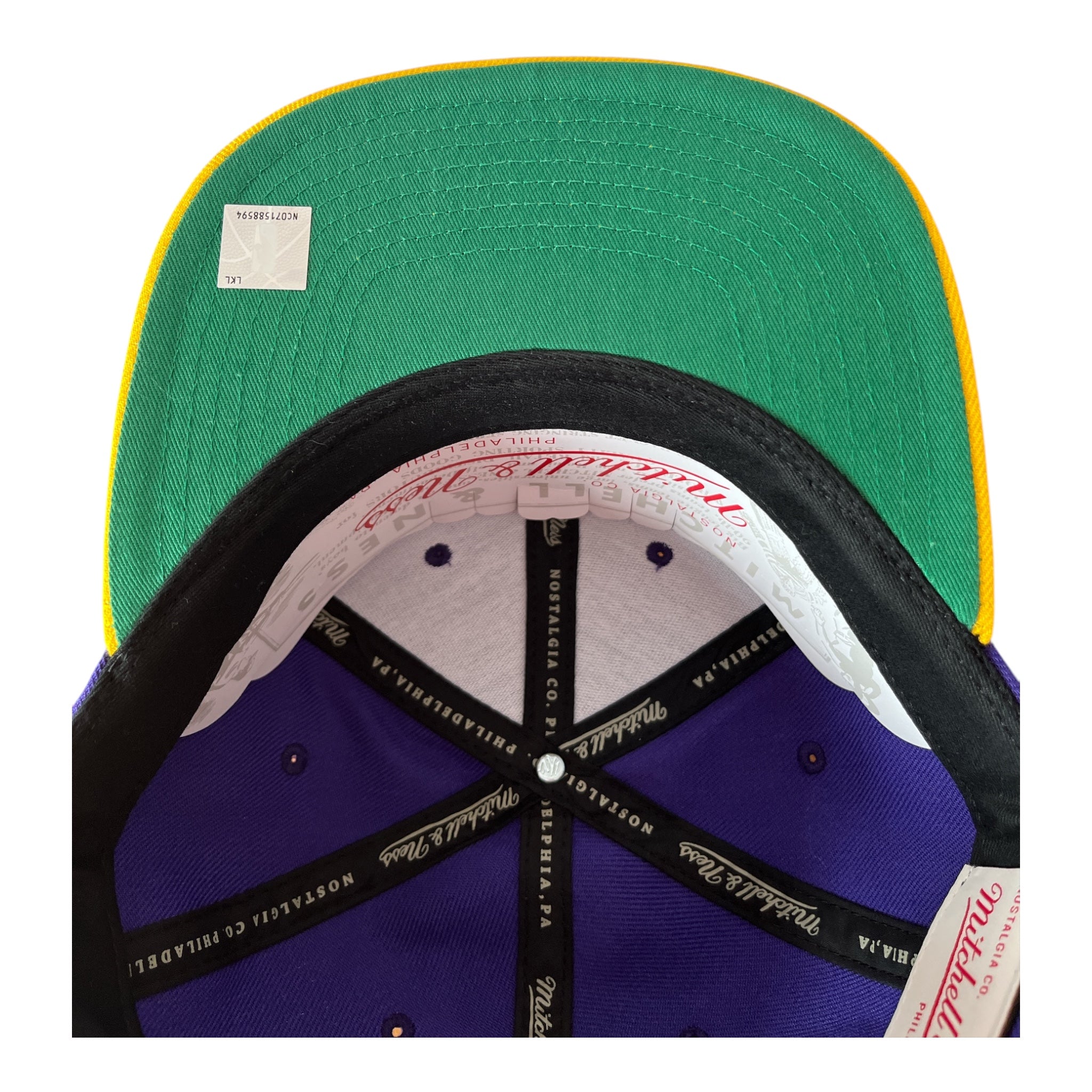 Casquette Los Angeles Lakers - Back to Back 87/88 (Mitchell&Ness)