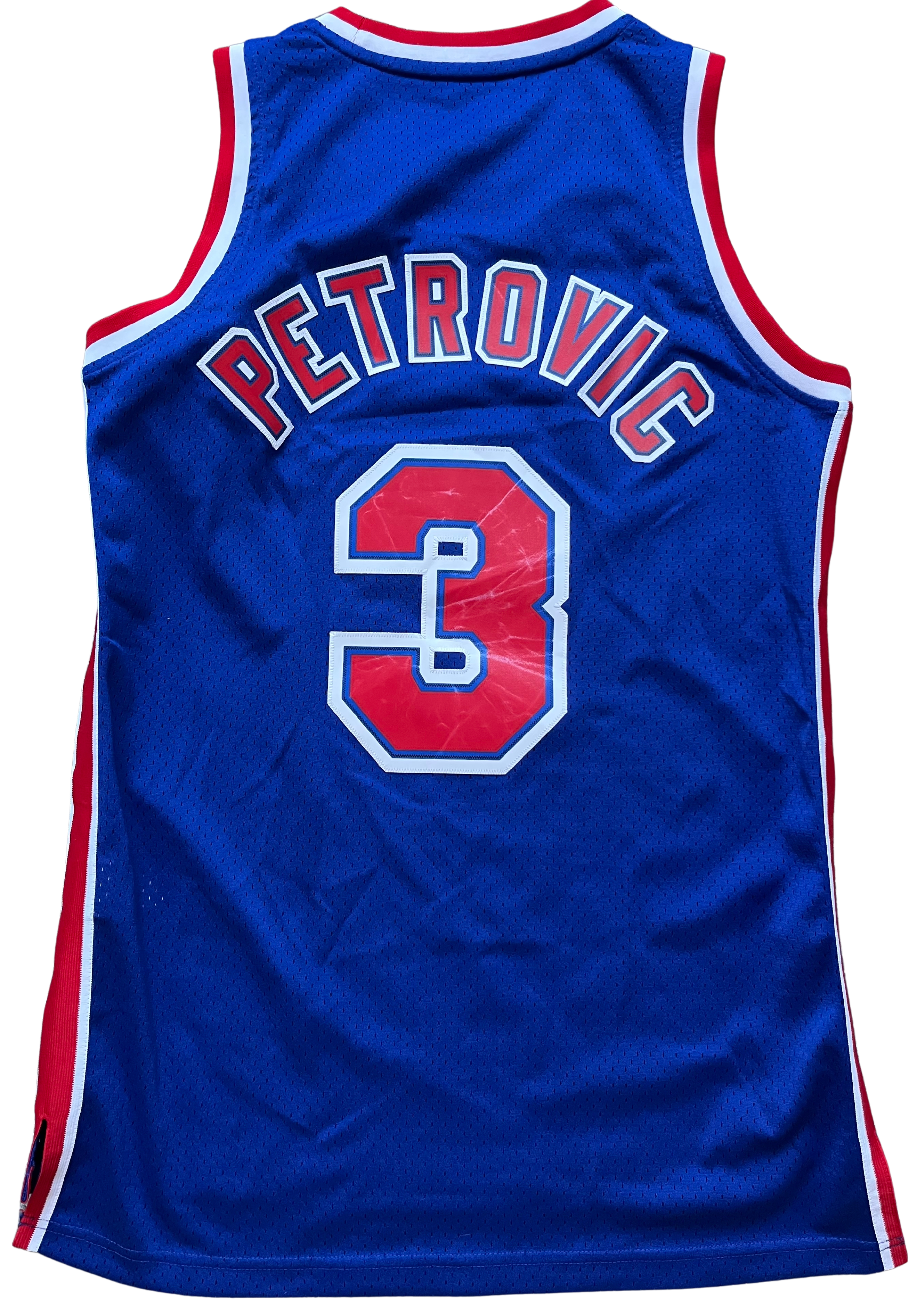 New Jersey Nets 1990/1997 Away Petrovic (M) HWC