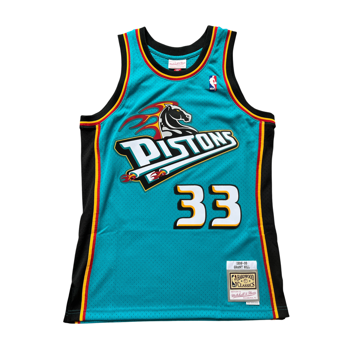 Detroit Pistons 1998/1999 Away Hill (M) HWC