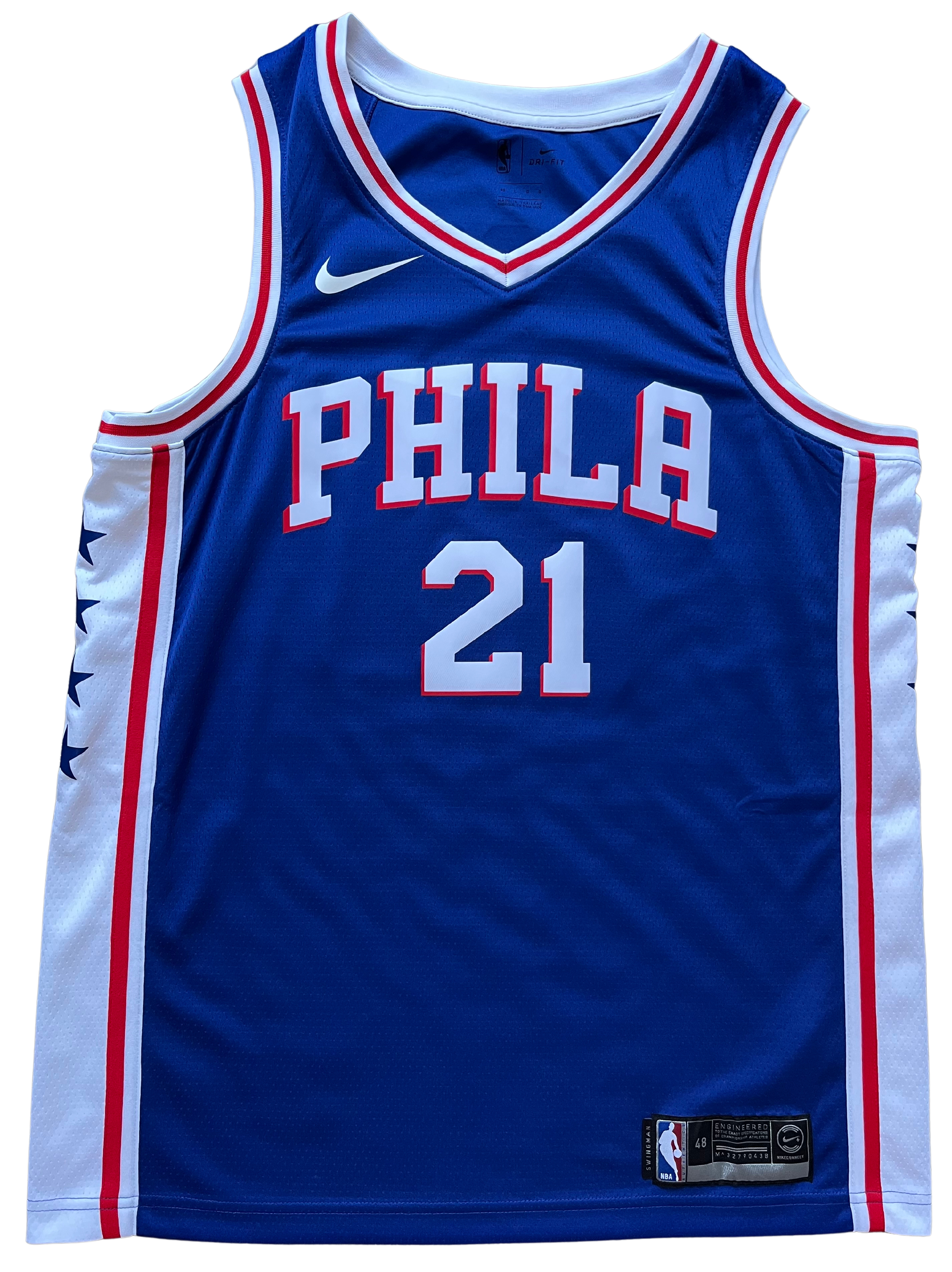 Philadelphia Sixers 2022/2024 Away Embiid (L)