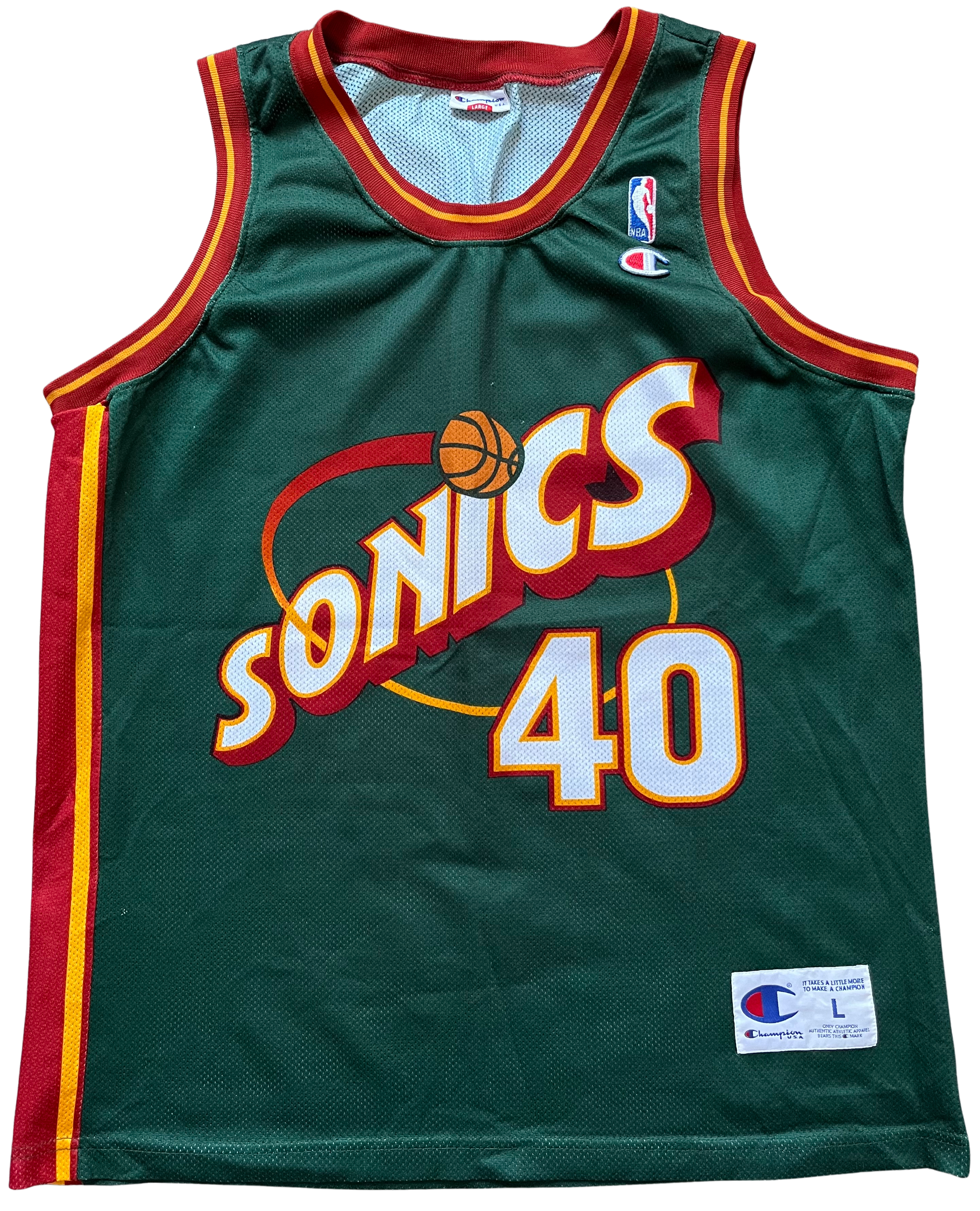 Seattle Supersonics 1991/1995 Away Kemp (L)