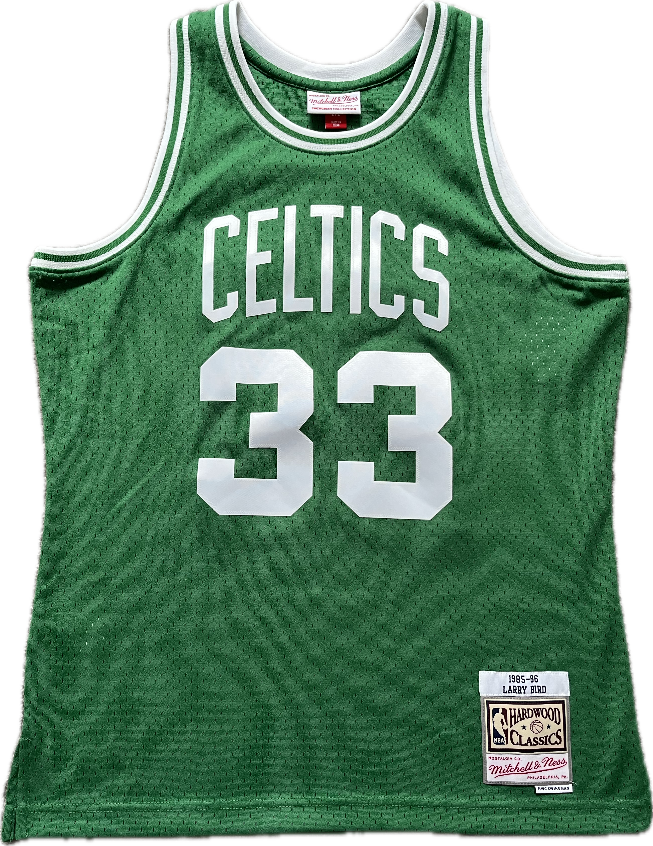 Boston Celtics 1985/1986 Away Bird (M) HWC