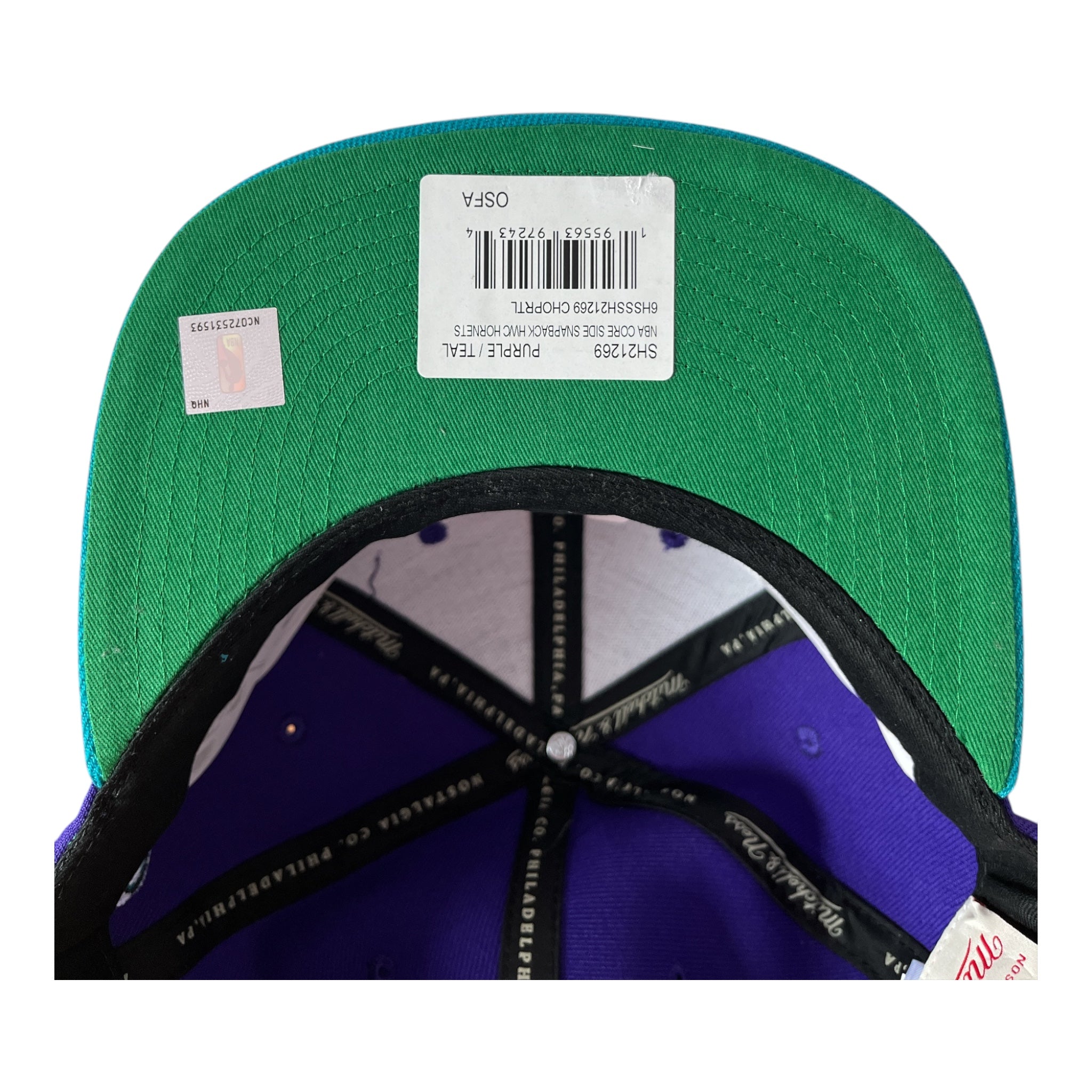 Casquette Charlotte Hornets (Mitchell&Ness)