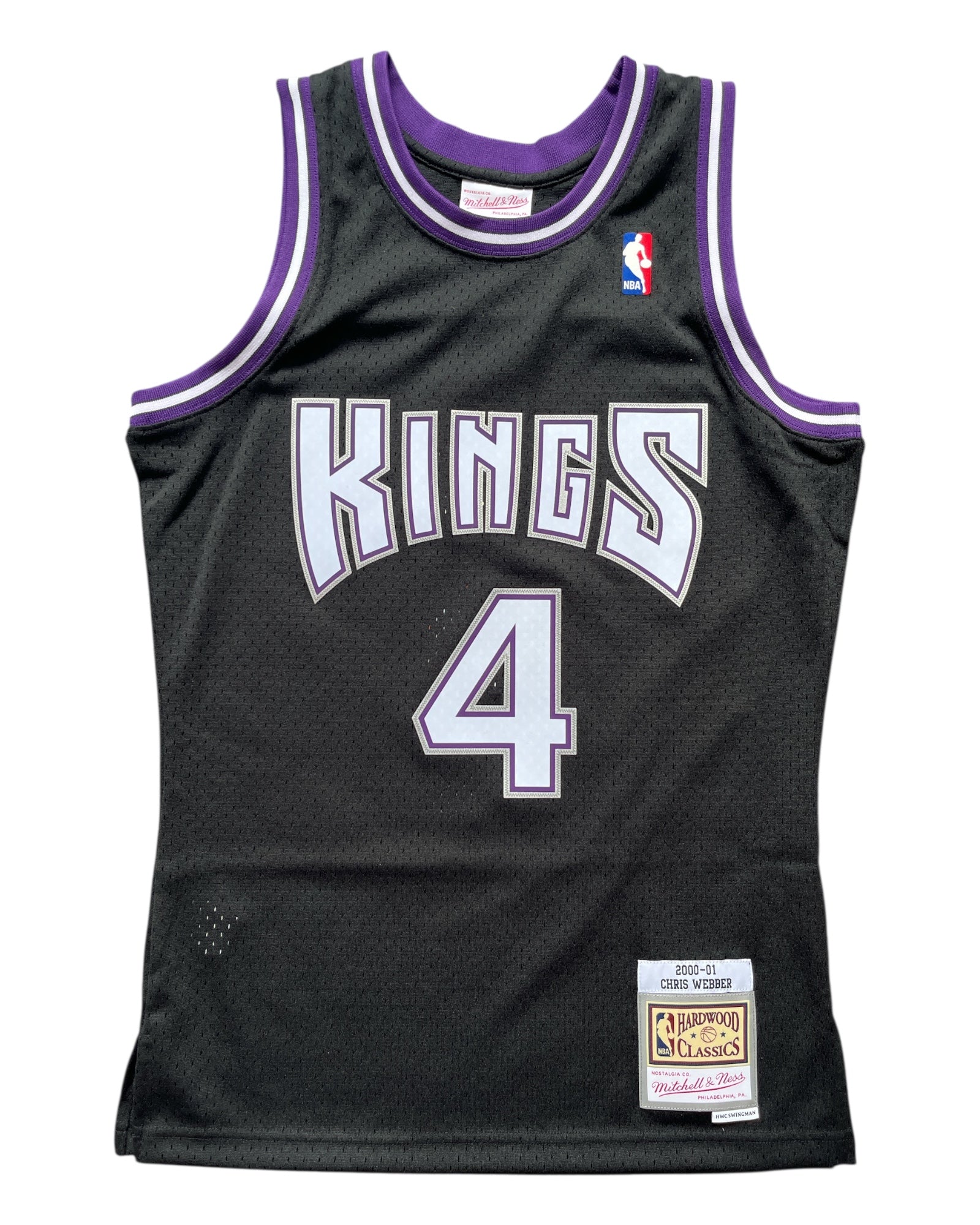 Sacramento Kings 2000/2001 Away Webber (S)