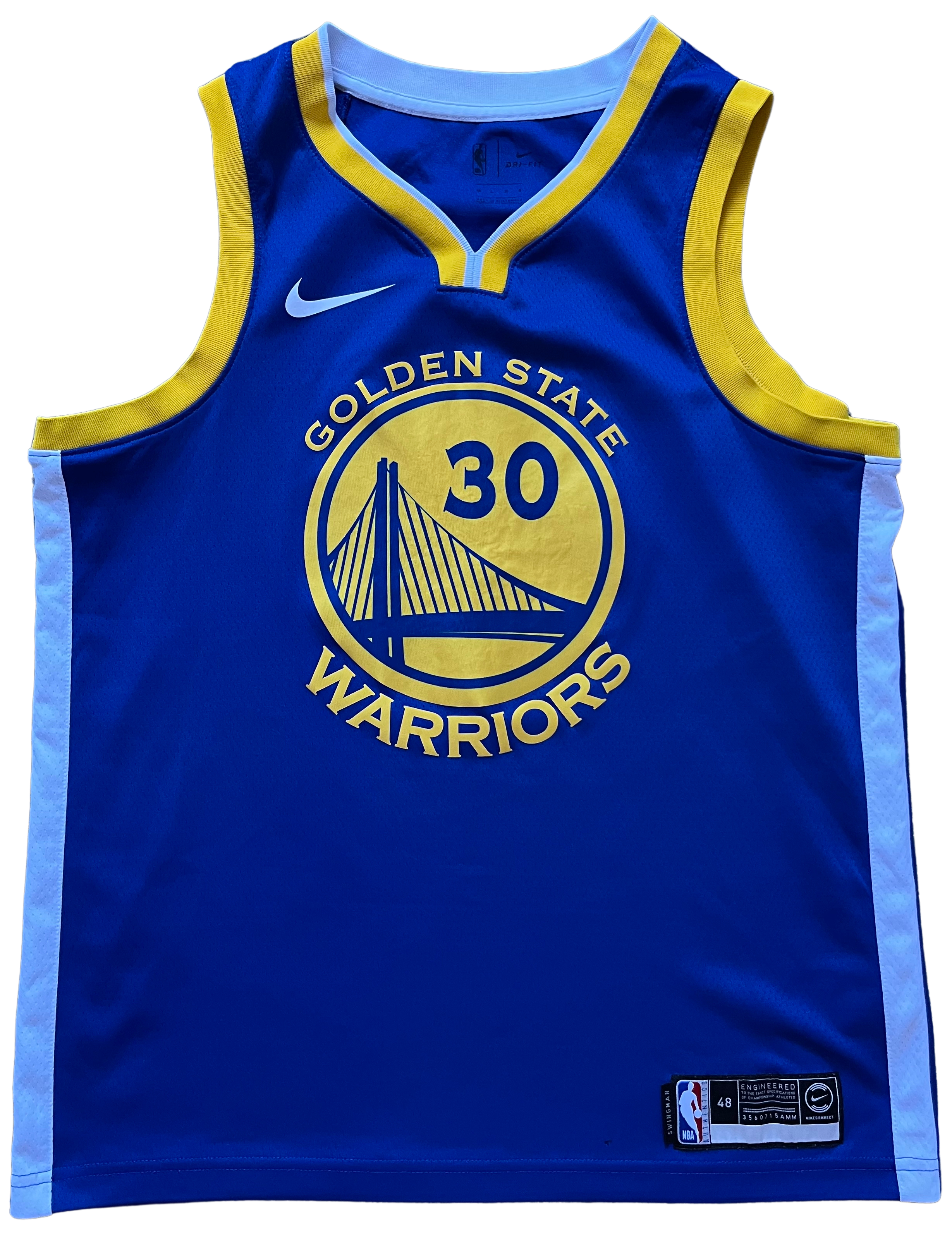 Golden State Warriors 2017/2019 Away Curry (L)