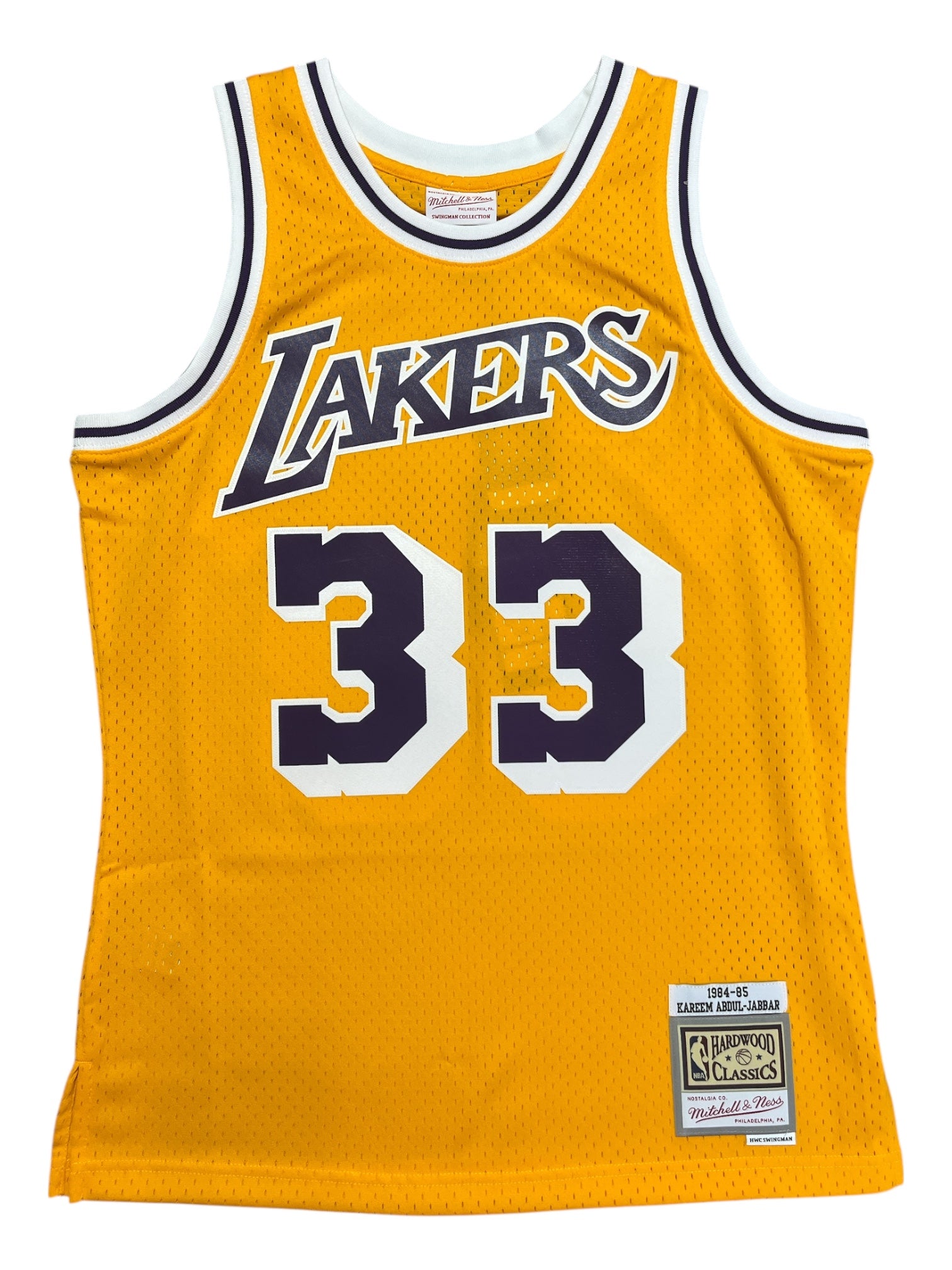 Los Angeles Lakers 1984/1985 Home Abdul Jabbar (M) HWC