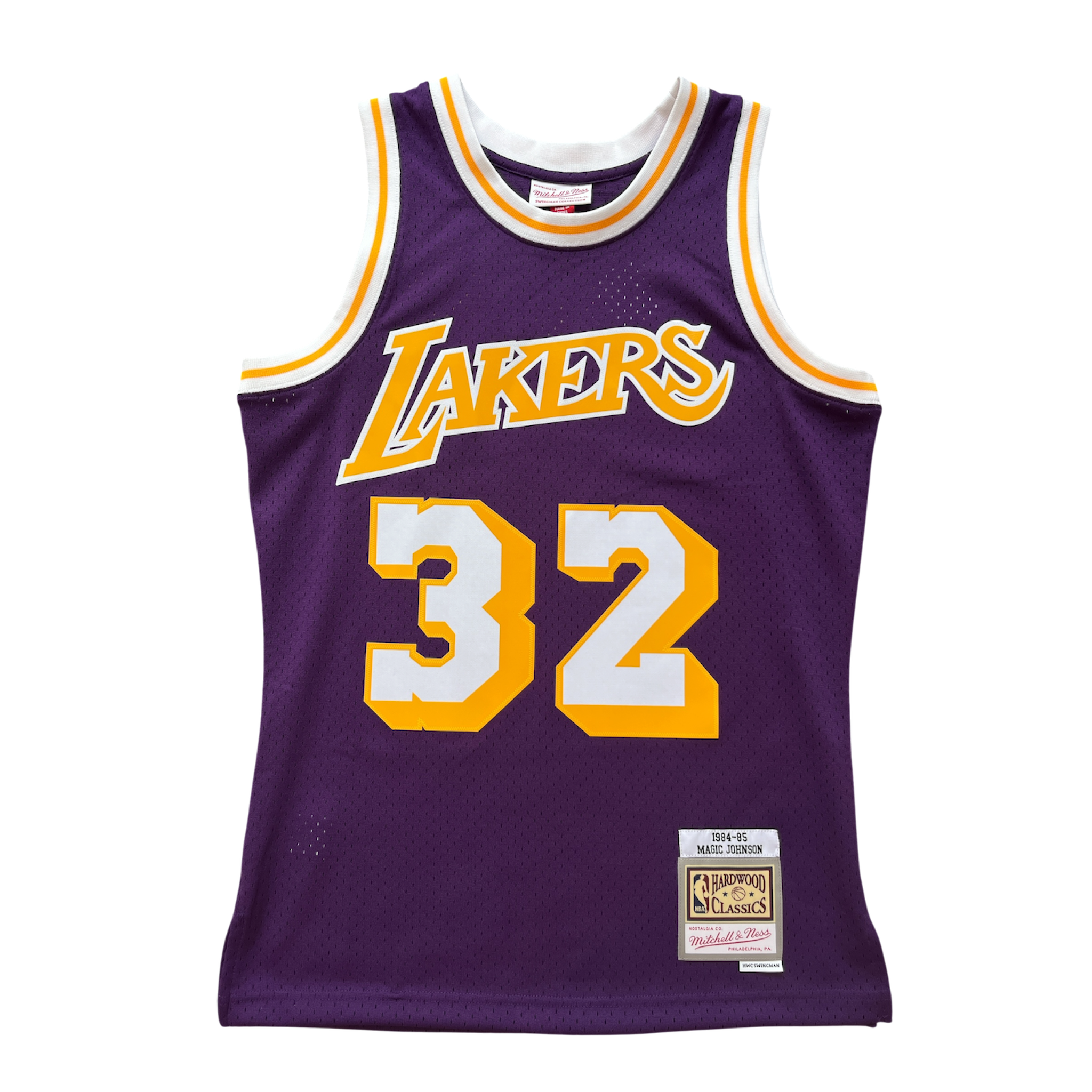 Los Angeles Lakers 1984/1985 Away Johnson (S) HWC