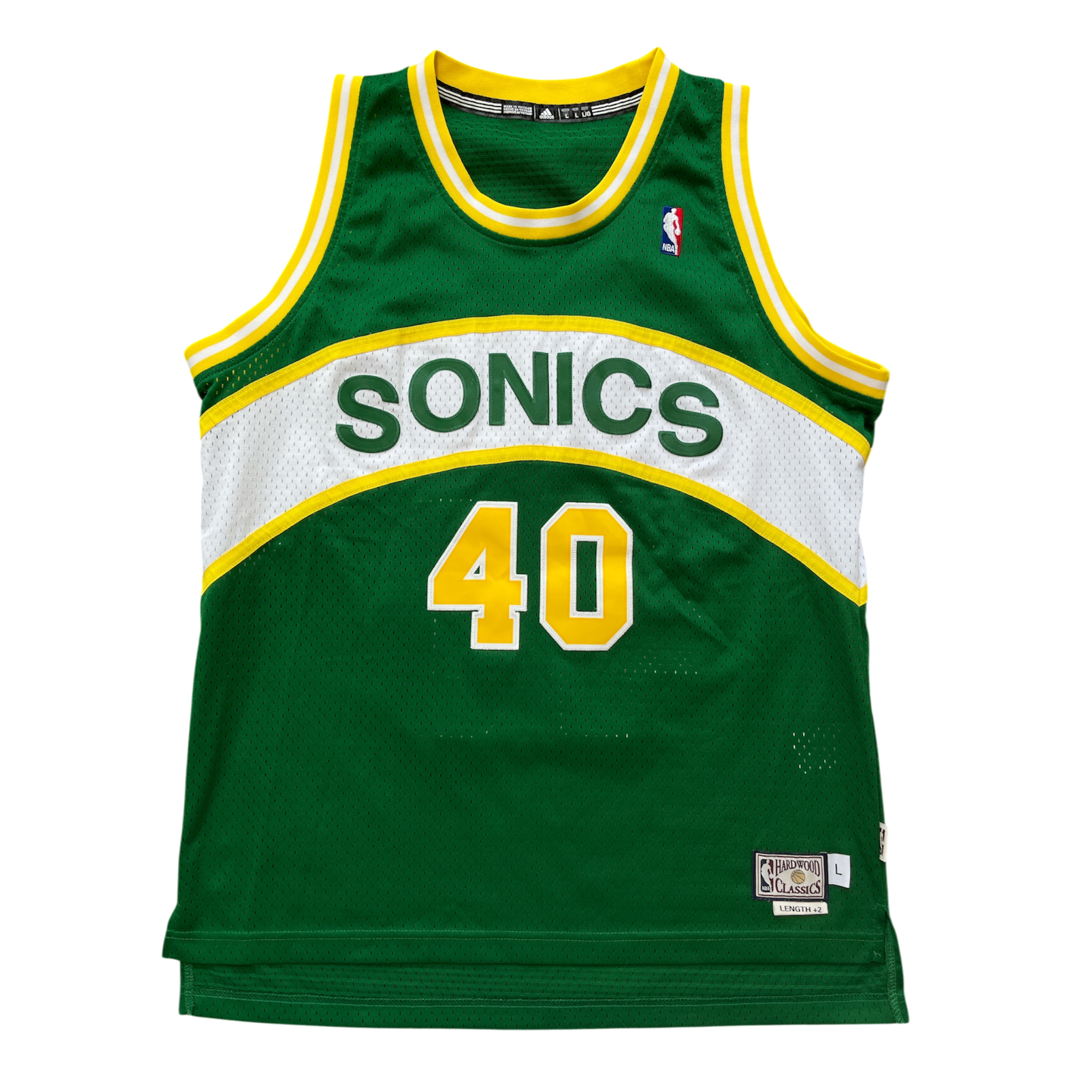 Seattle Supersonics 1989/1995 Away Kemp (L) HWC