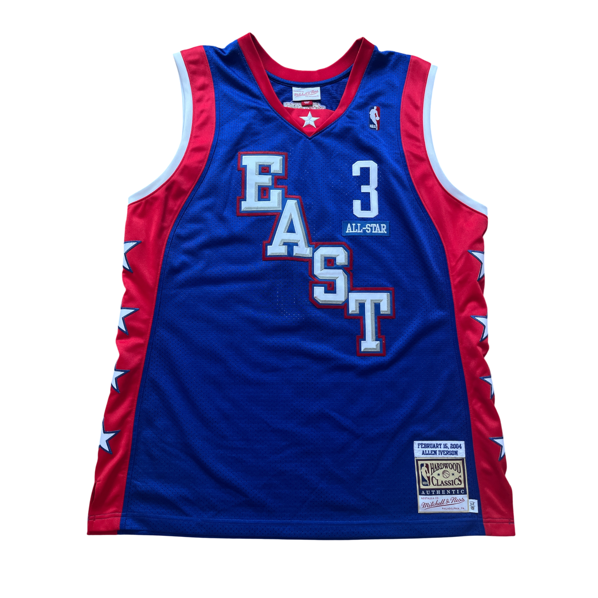 NBA All Star 2004 East Iverson (XL) Authentic