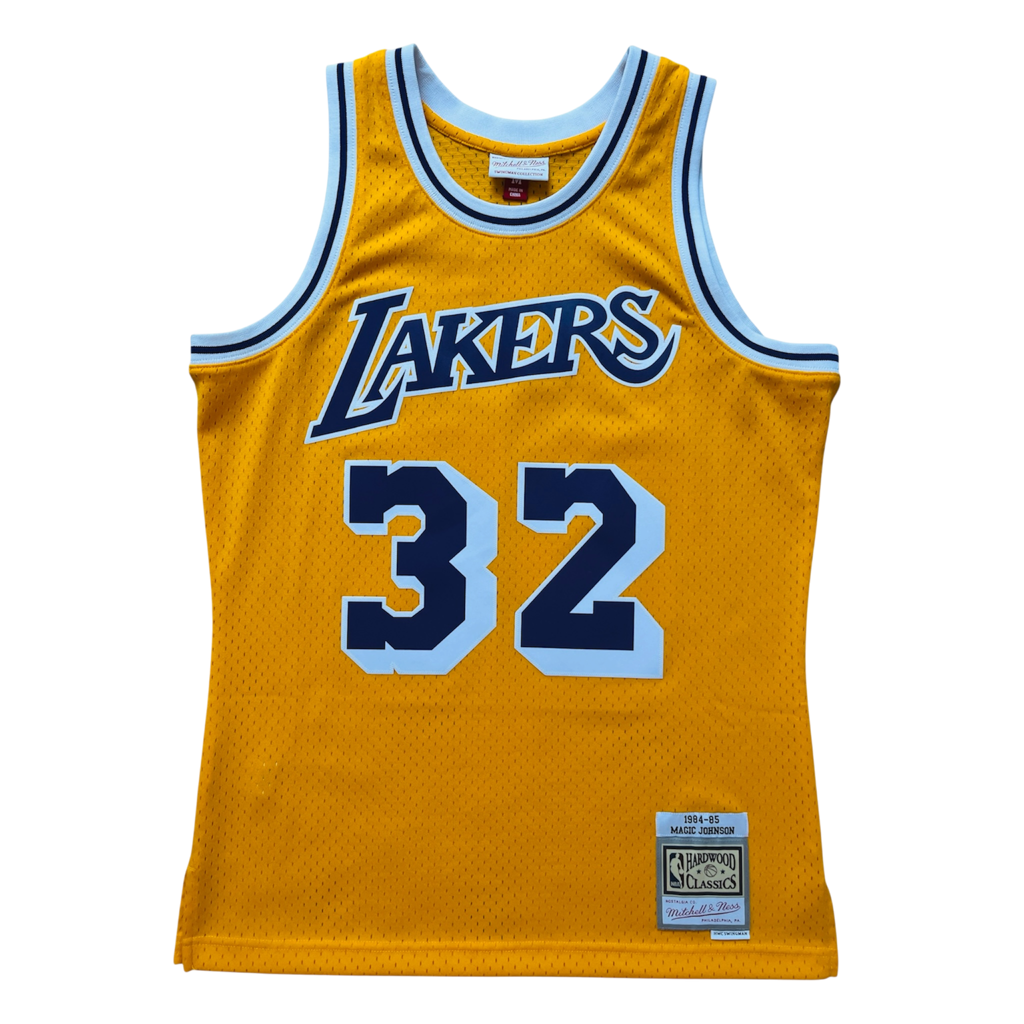 Los Angeles Lakers 1984/1985 Home Johnson (M) HWC