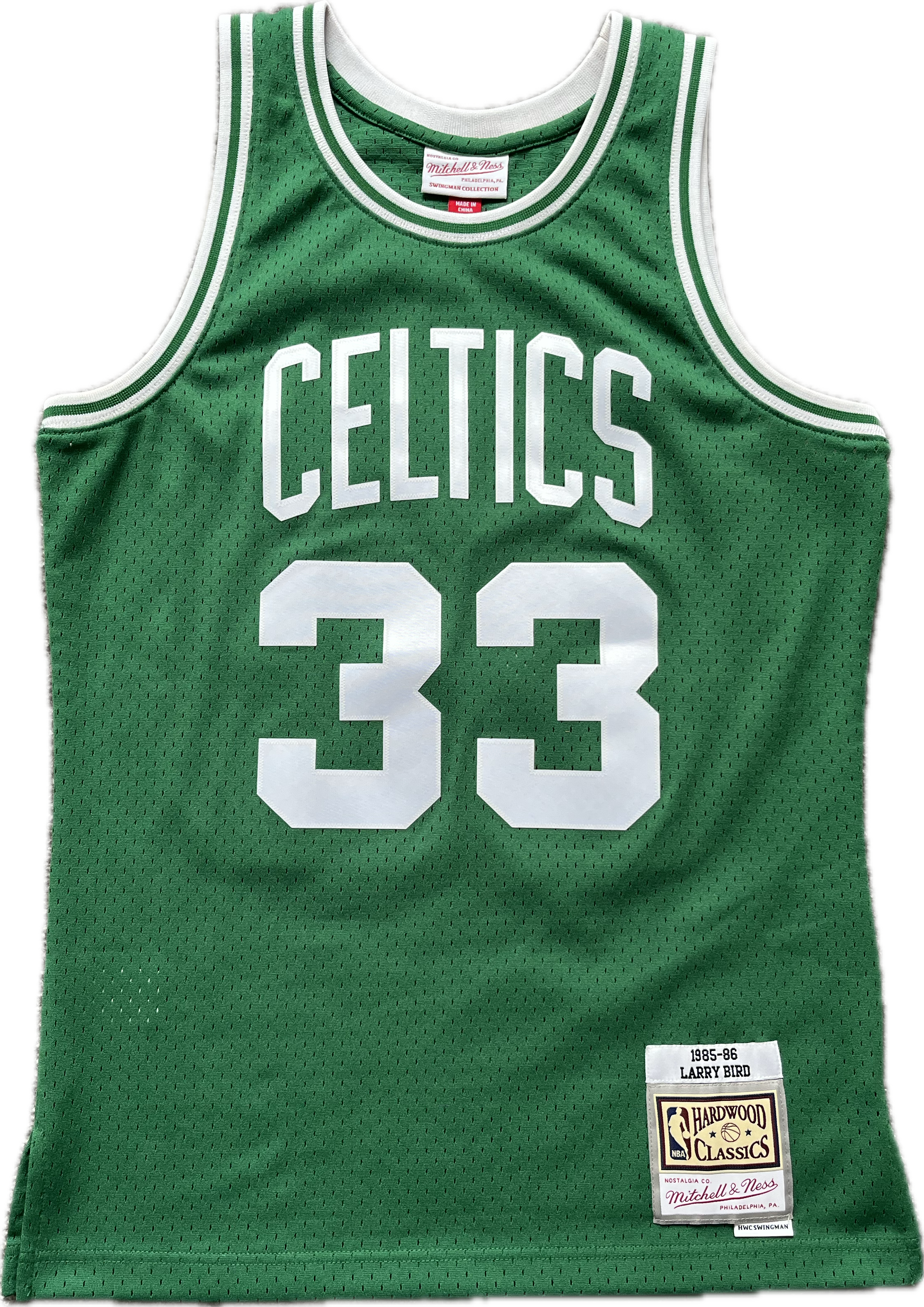 Boston Celtics 1985/1986 Away Bird (S) HWC