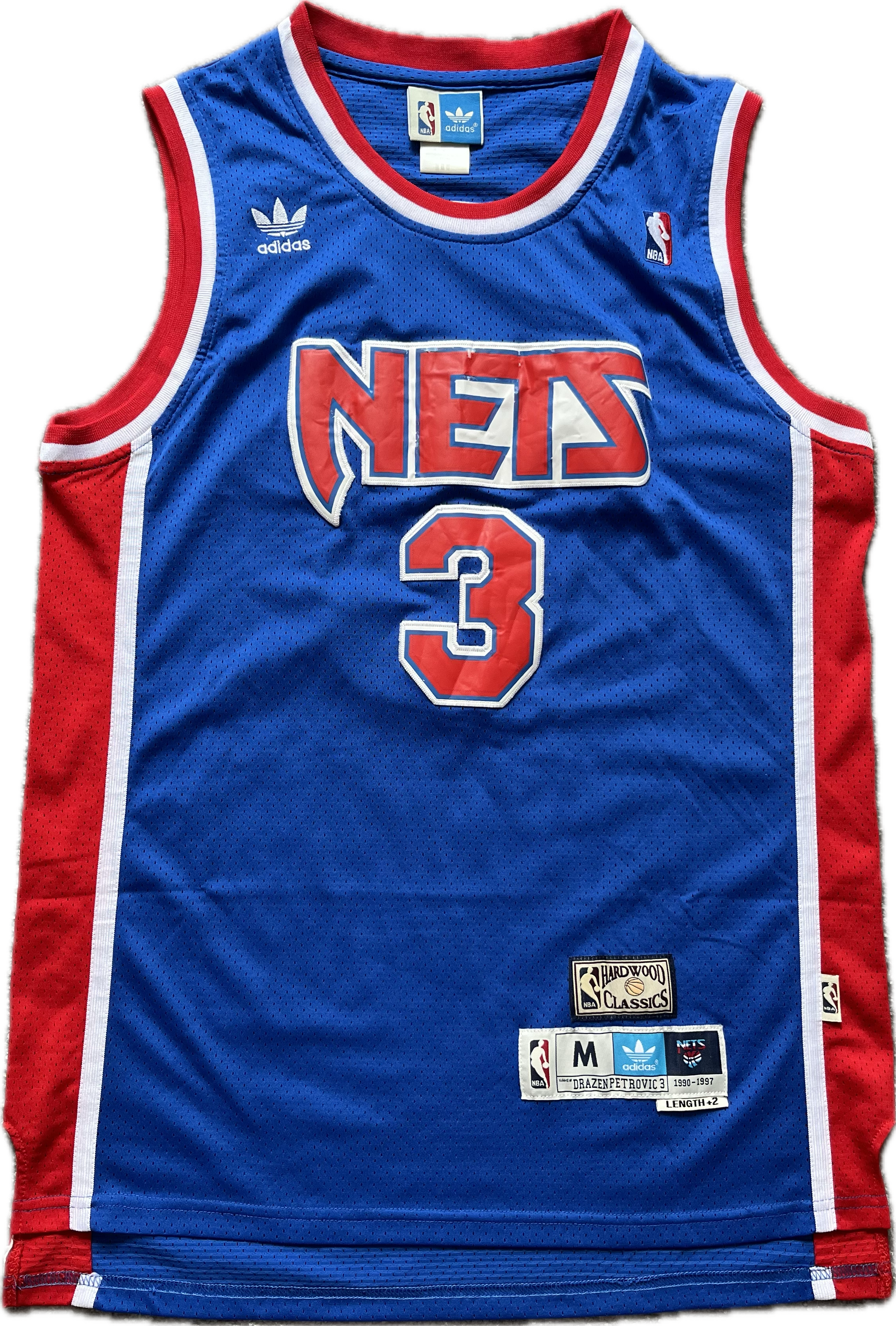 New Jersey Nets 1990/1997 Away Petrovic (M)