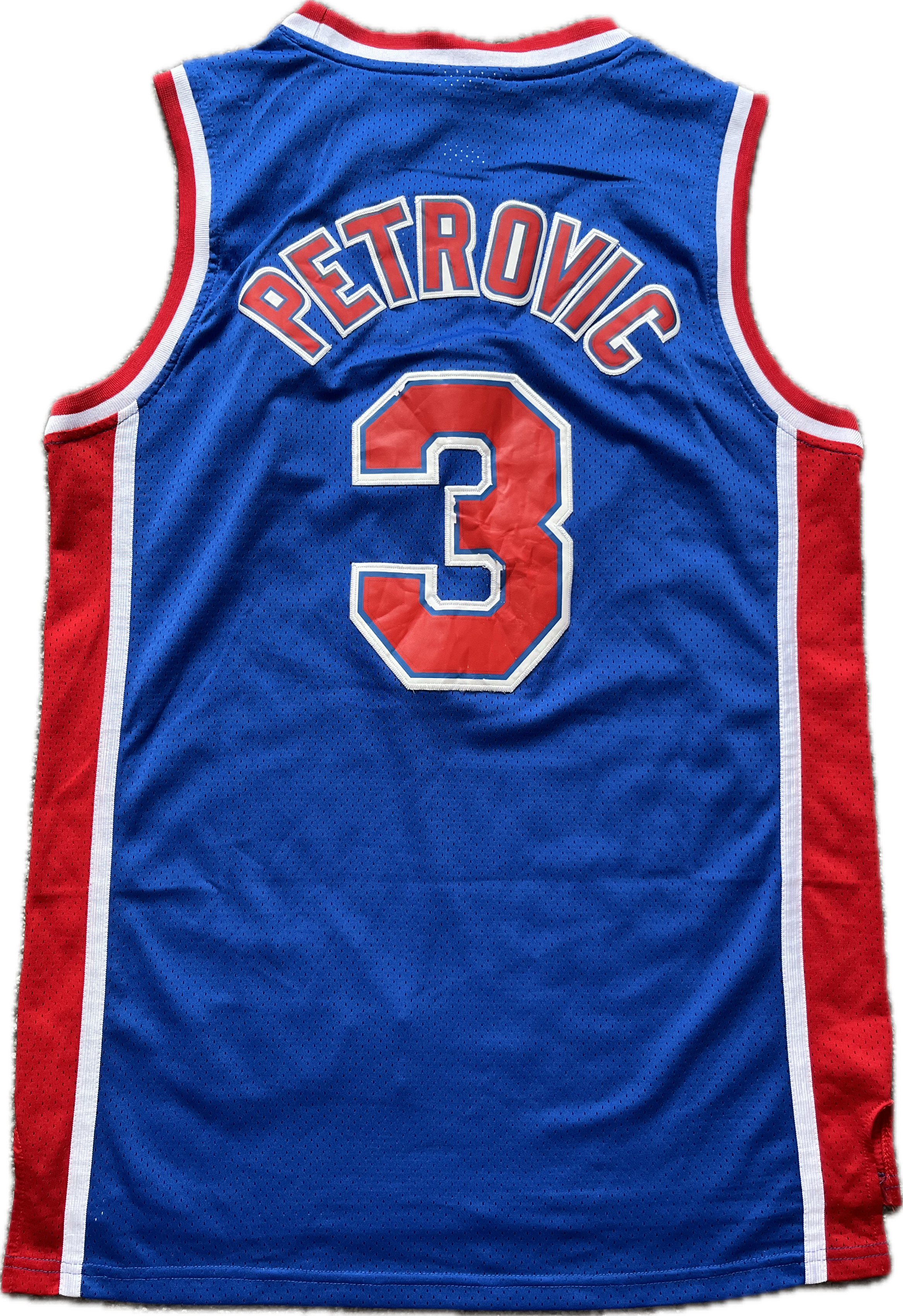 New Jersey Nets 1990/1997 Away Petrovic (M)