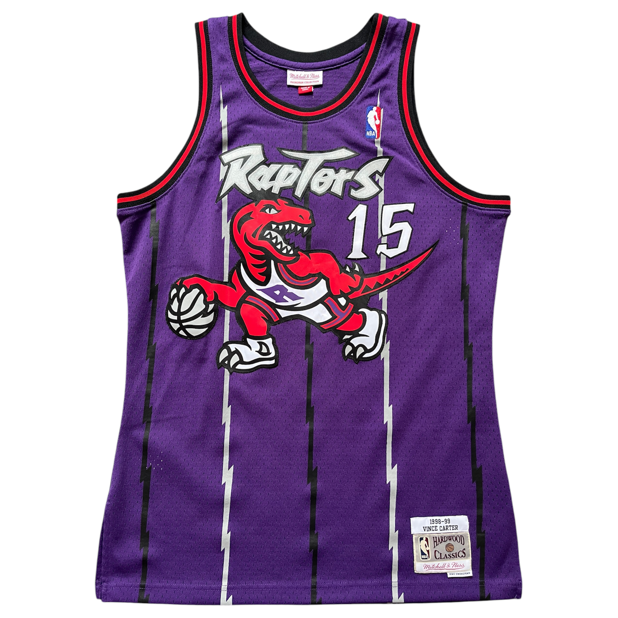 Toronto Raptors 1998/1999 Away Carter (L) HWC