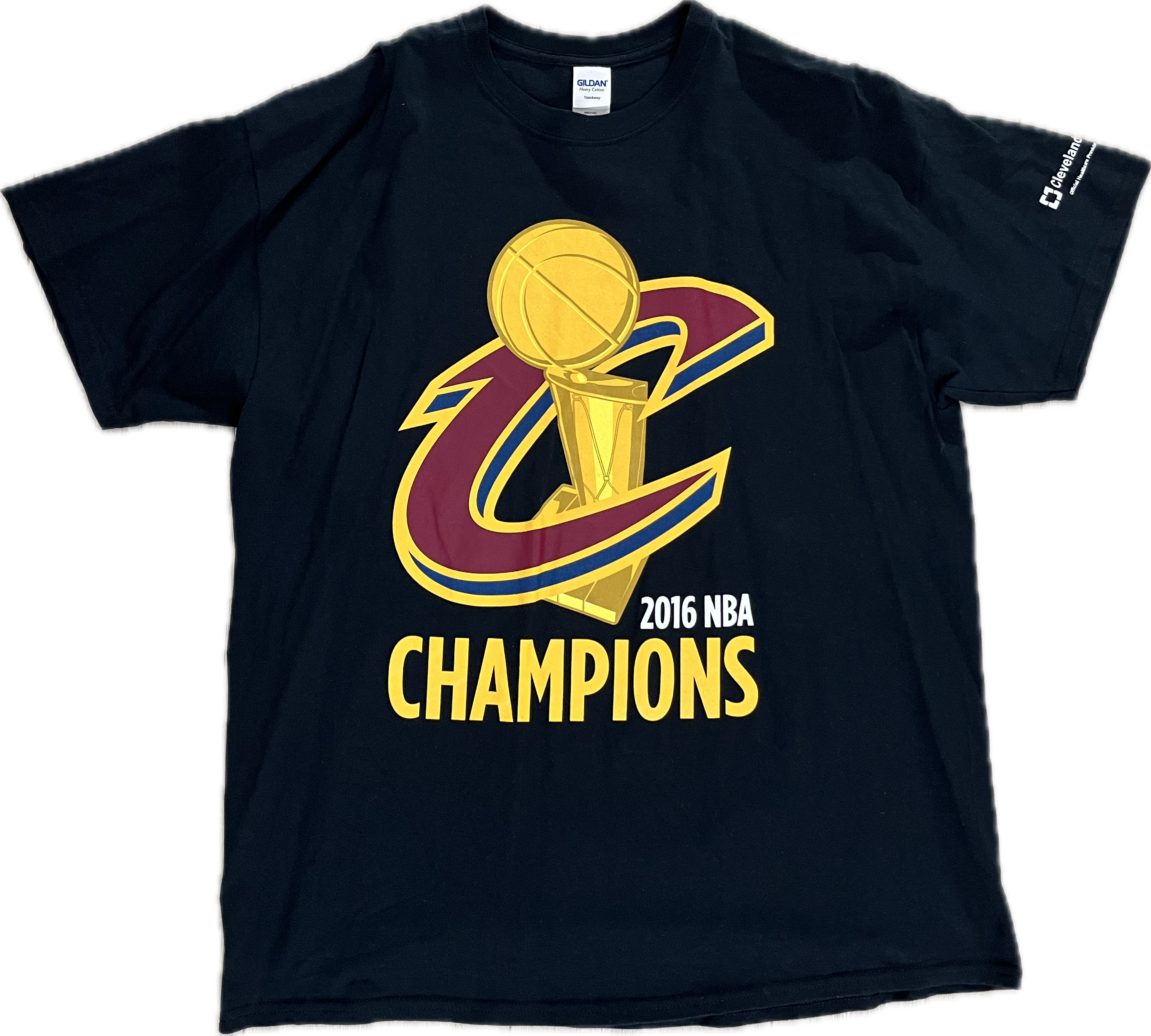 Cleveland Cavaliers 2016 Tee Shirt NBA Champions Remise du trophée (XL)