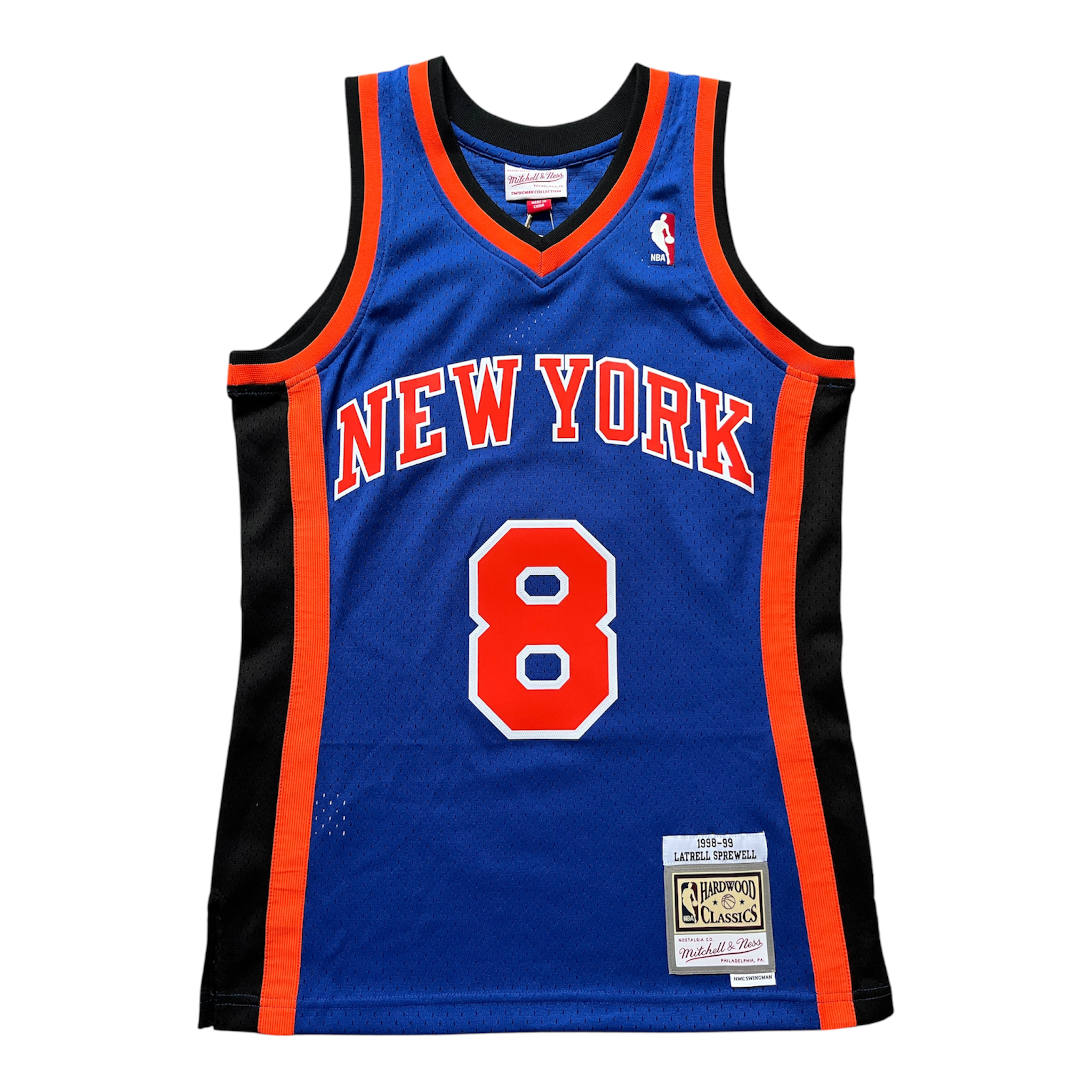 New York Knicks 1998/1999 Away Sprewell (S) HWC