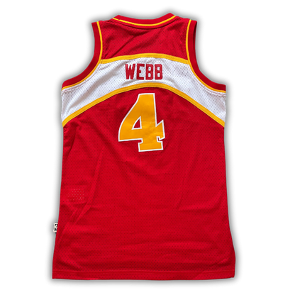 Atlanta Hawks 1995/1996 Away Webb (S) HWC