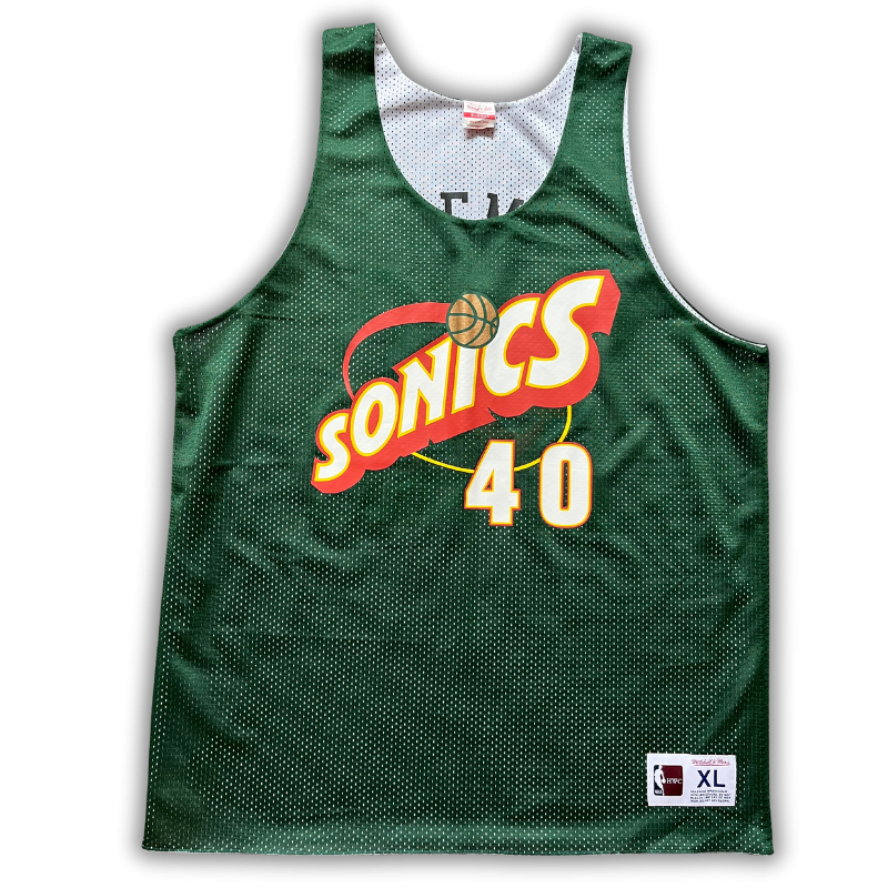 Seattle Supersonics 1991/1995 Away Kemp (XL) HWC