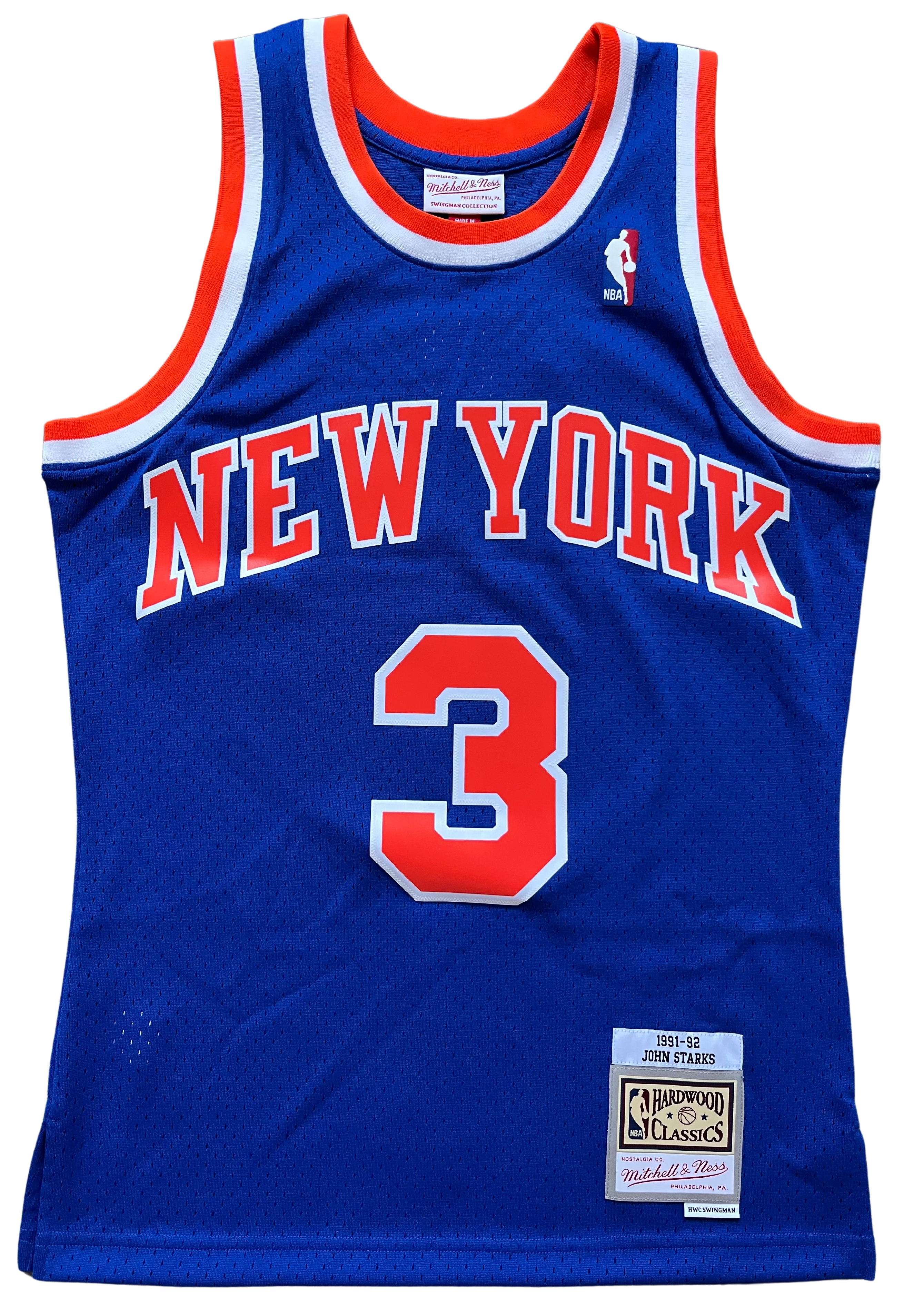 New York Knicks 1991/1992 Away Starks (S) HWC