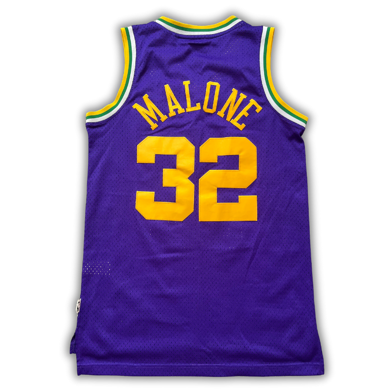 Utah Jazz 1985/1986 Away Malone (S) HWC