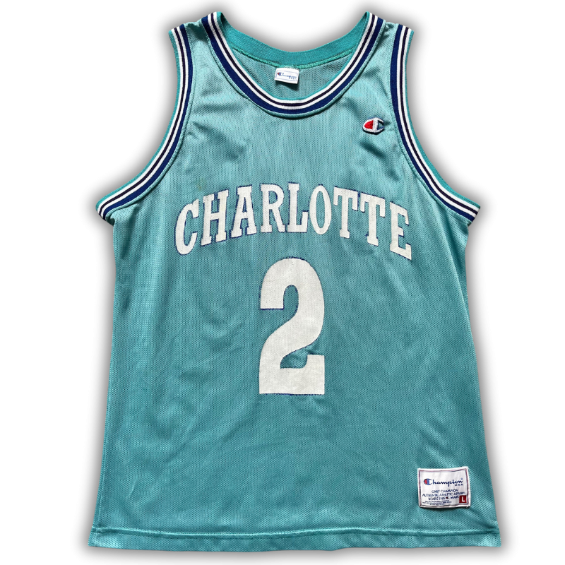 Charlotte Hornets 1991/1994 Away Johnson (L)