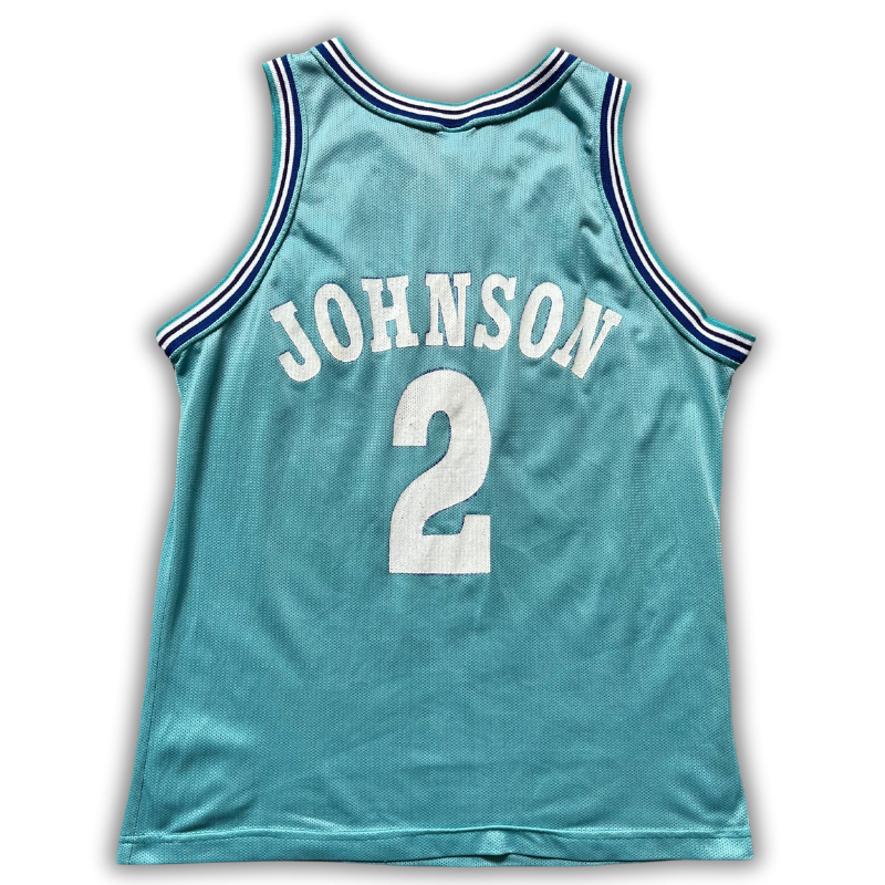 Charlotte Hornets 1991/1994 Away Johnson (L)