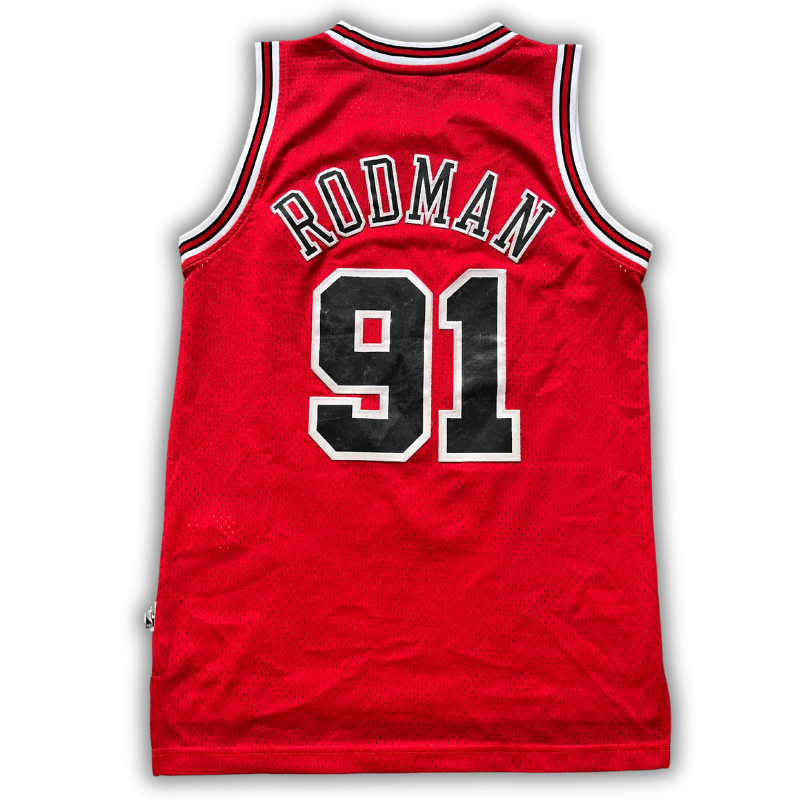 Chicago Bulls 1995/1996 Away Rodman (S) HWC