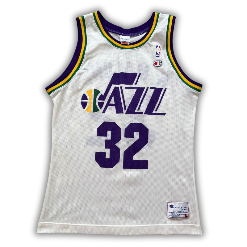 Utah Jazz 1981/1986 Home Malone (M)