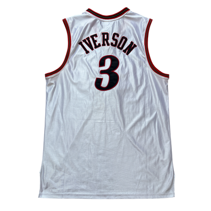 Philadelphia Sixers 2001/2022 Home Iverson (2XL) Authentic
