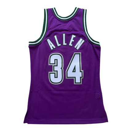 Milwaukee Bucks 2000/2001 Away Allen (S) HWC