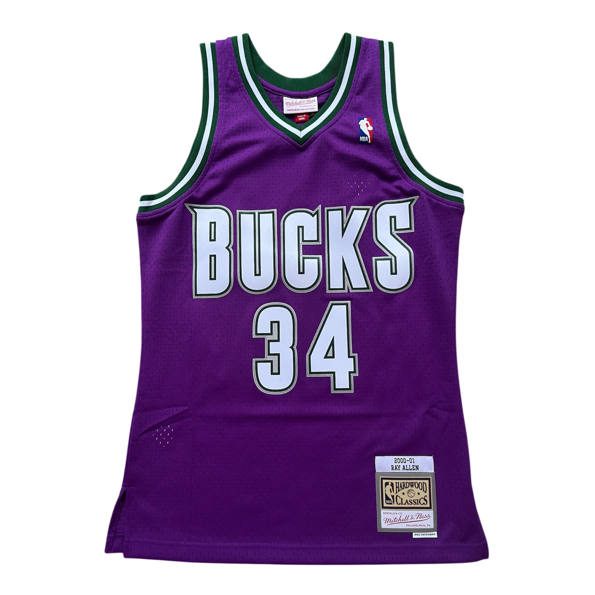 Milwaukee Bucks 2000/2001 Away Allen (S) HWC