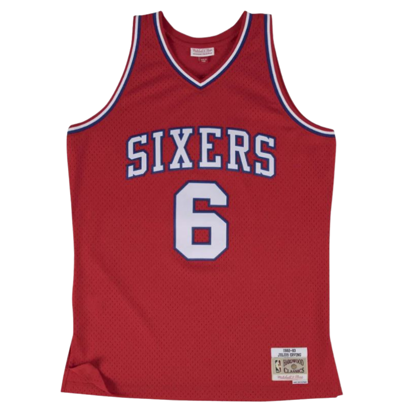 Philadelphia Sixers 1982/1983 Away Erving (M) HWC