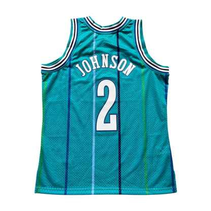 Charlotte Hornets 1992/1993 Away Johnson (L) HWC